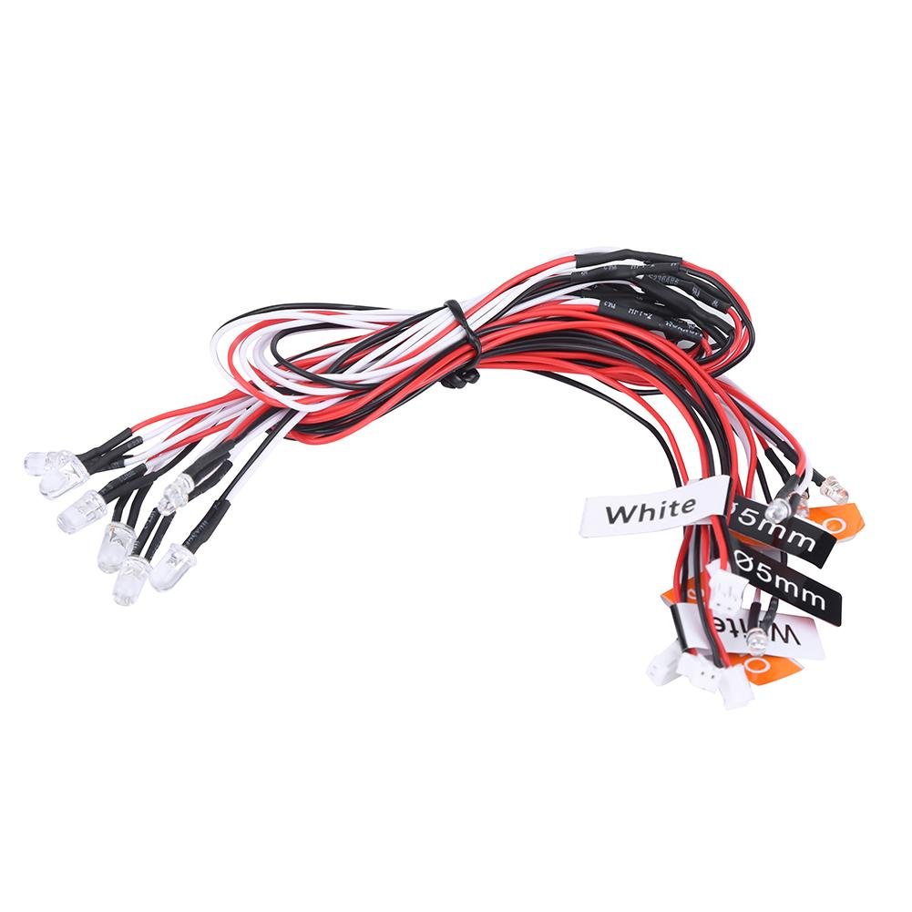 12 LED RC Car Light Kit with Simulation Lighting for 1/10 Scale RC Cars, Trucks & Crawlers - Perfect for Night Racing & Off-Road Adventures