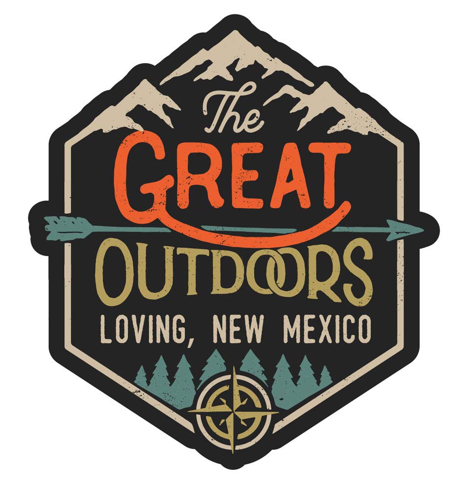 New Mexico The Great Outdoors Souvenir Fridge Magnet - 4 Inch Collectible State Magnet for Refrigerator, Office, or Travel Memories - Perfect for Home Decor, Gifts & Road Trip Keepsakes