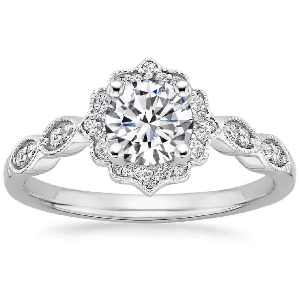 **3.30Ct Round Cut VVS1 Colorless Moissanite Diamond Bridal Ring Set in 925 Sterling Silver – Perfect for Engagement, Wedding, Anniversary & Special Occasion Gifts**    *(Use Case: Ideal for proposals, weddings, anniversaries, Valentine's Day, birthdays, or as a timeless everyday luxury jewelry piece.)*