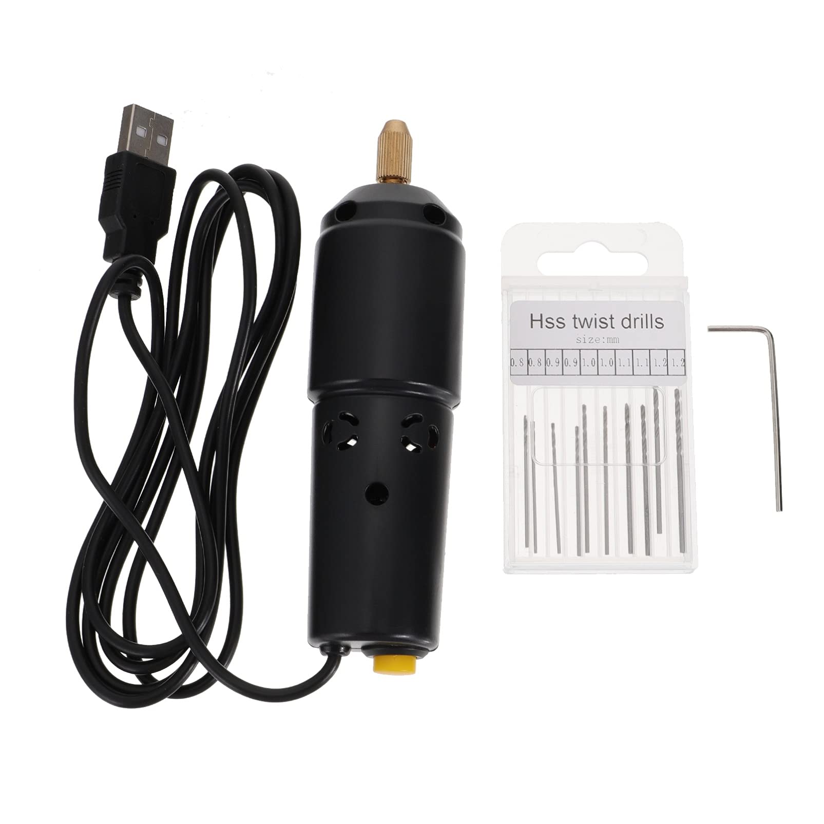 VICASKY USB Rechargeable Mini Electric Hand Drill Set - Cordless Portable Power Tool for DIY Crafts, Jewelry Making, and Home Repairs - Perfect for Small Projects and Hobbyists