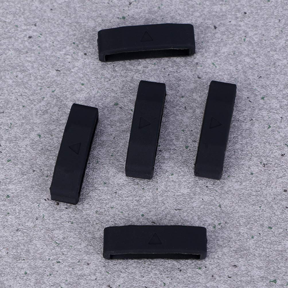 Hemobllo 6-Pack Silicone Watch Band Holder Rings - Bezel Watch Fastener Retainer Loops for Watch Straps & Accessories | Perfect for Sports, Fitness & Everyday Watch Maintenance