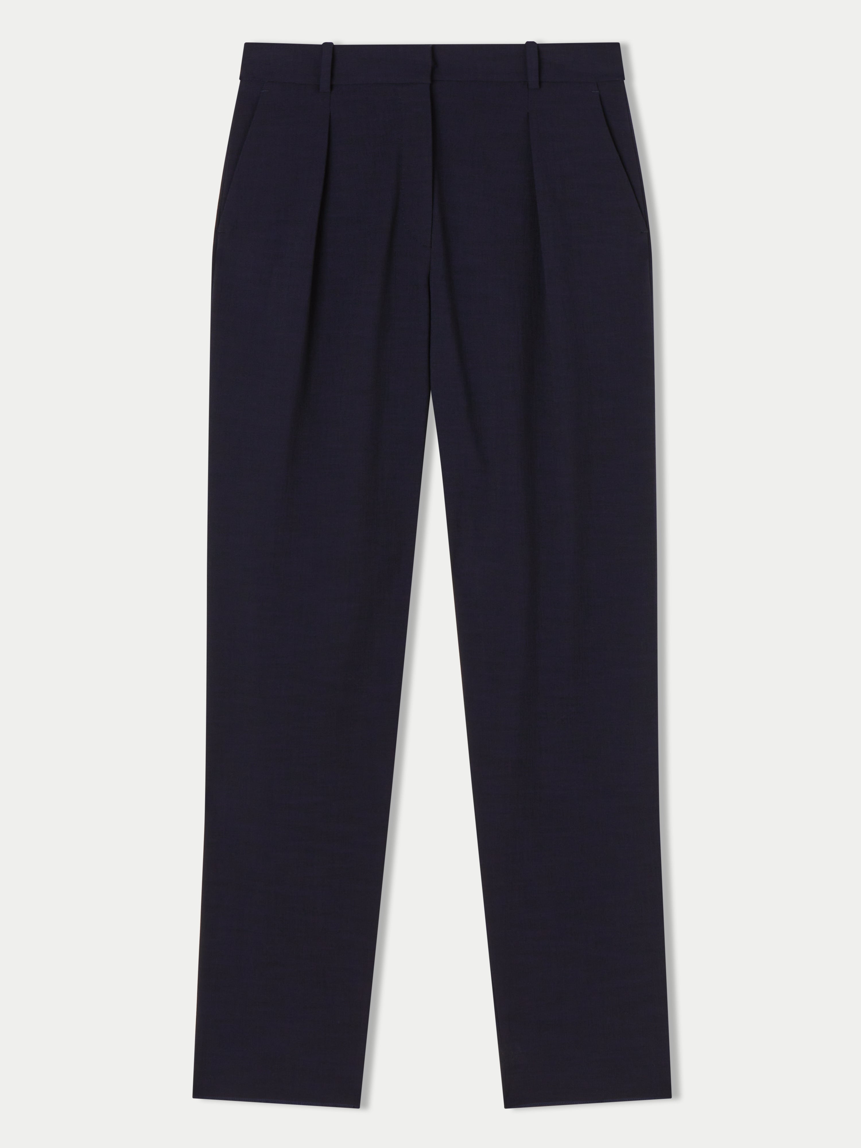 Crosshatch Logan Trouser for Men - Navy Blue Slim Fit Stretch Dress Pants | Perfect for Office, Business Casual & Formal Occasions