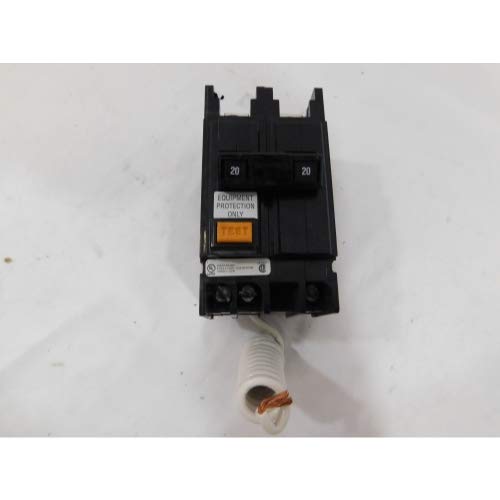 EATON CUTLER HAMMER QCGFEP2020 20A 30mA 10kAIC 120/240VAC GFCI Circuit Breaker - Cable-to-Cable Connection for Home, Workshop & Industrial Electrical Safety Protection
