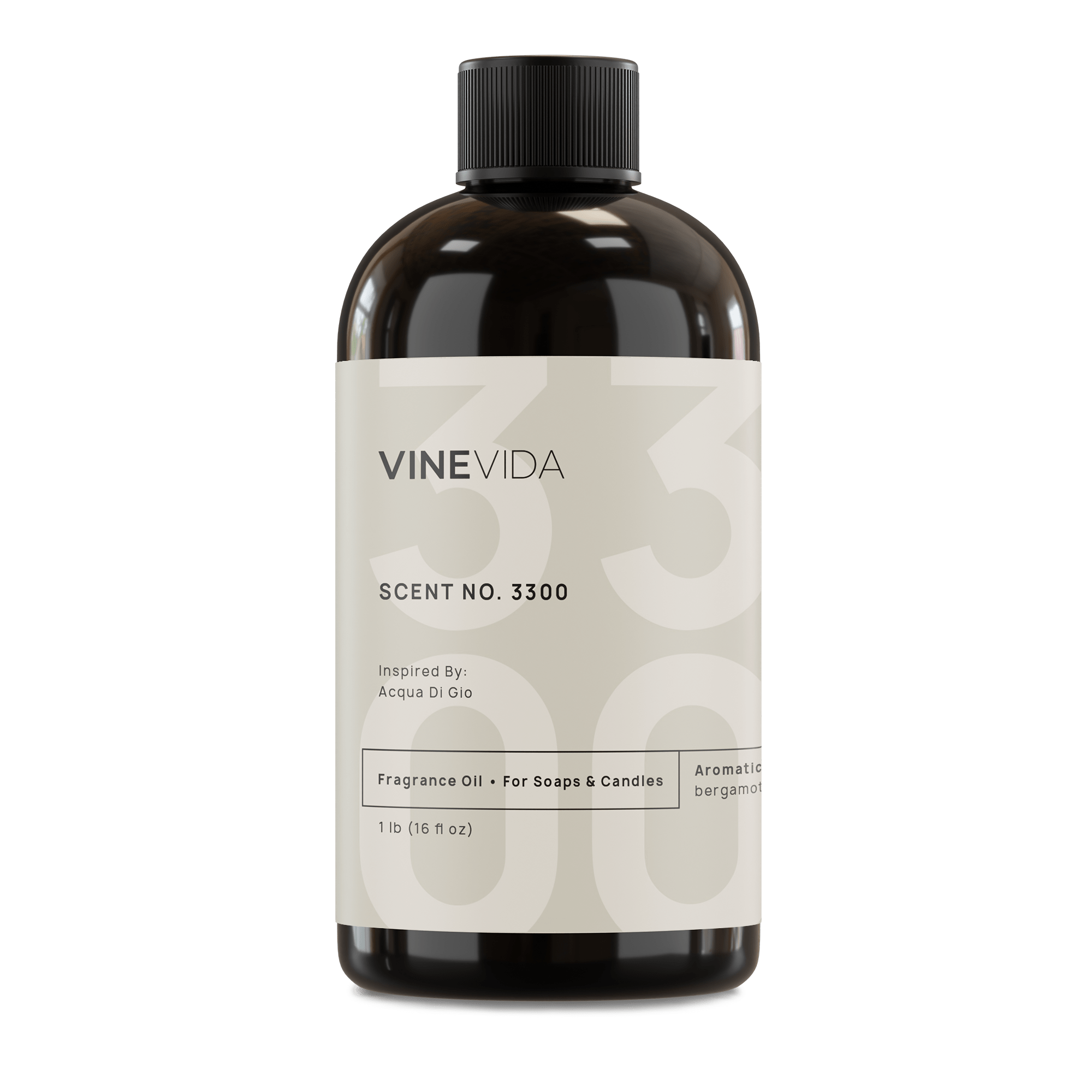 NO. 3300 Fragrance Oil for Soaps & Candles - Acqua Di Gio by Giorgio Armani Inspired Scent | Perfect for DIY Home Fragrance, Aromatherapy, and Gift Making