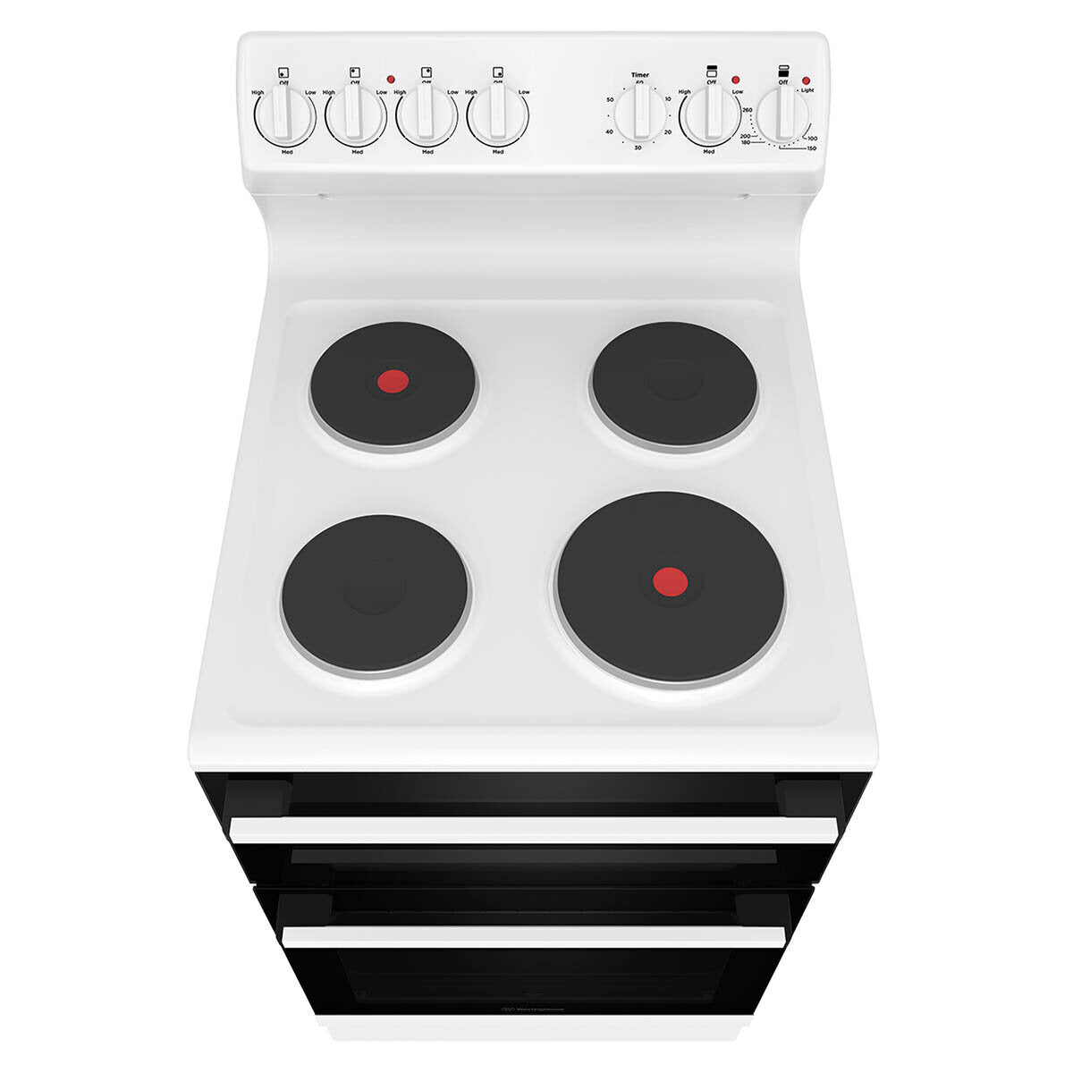 Westinghouse 54cm Freestanding Electric Oven with Fan Forced Cooking - WLE532WC | Perfect for Baking, Roasting & Family Meals in Modern Kitchens