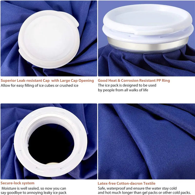 Reusable Ice Pack for Pain Relief - Hot & Cold Therapy Gel Wrap for Knee, Ankle, Shoulder, Neck, Calf - Sprain Recovery & Muscle Pain Relief - Perfect for Sports Injuries, Post-Workout Recovery & Arthritis Pain