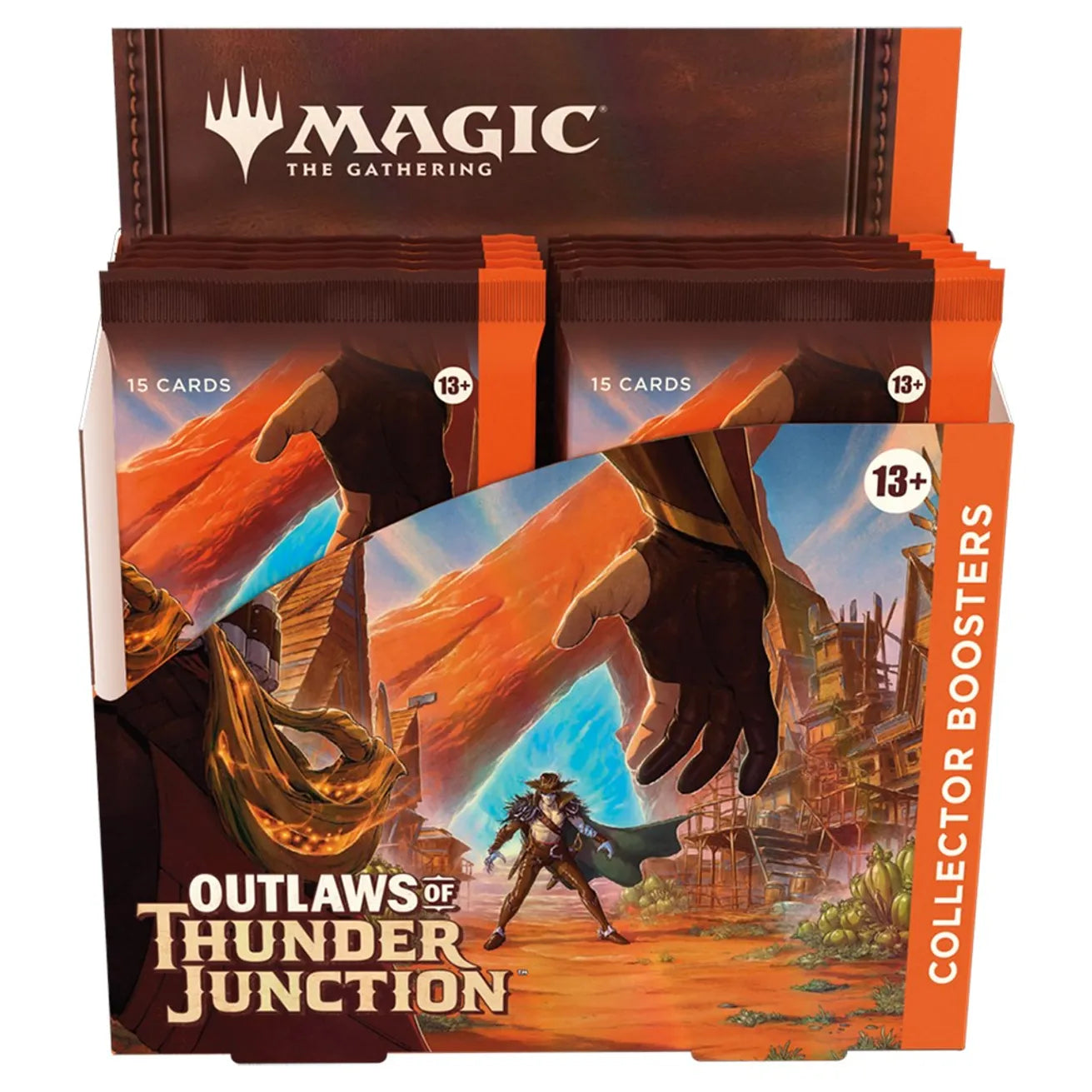 Magic The Gathering Outlaws of Thunder Junction Collector Booster Box | 36 Packs, Exclusive Cards & Rare Collectibles | Perfect for TCG Players, Deck Builders & MTG Collectors