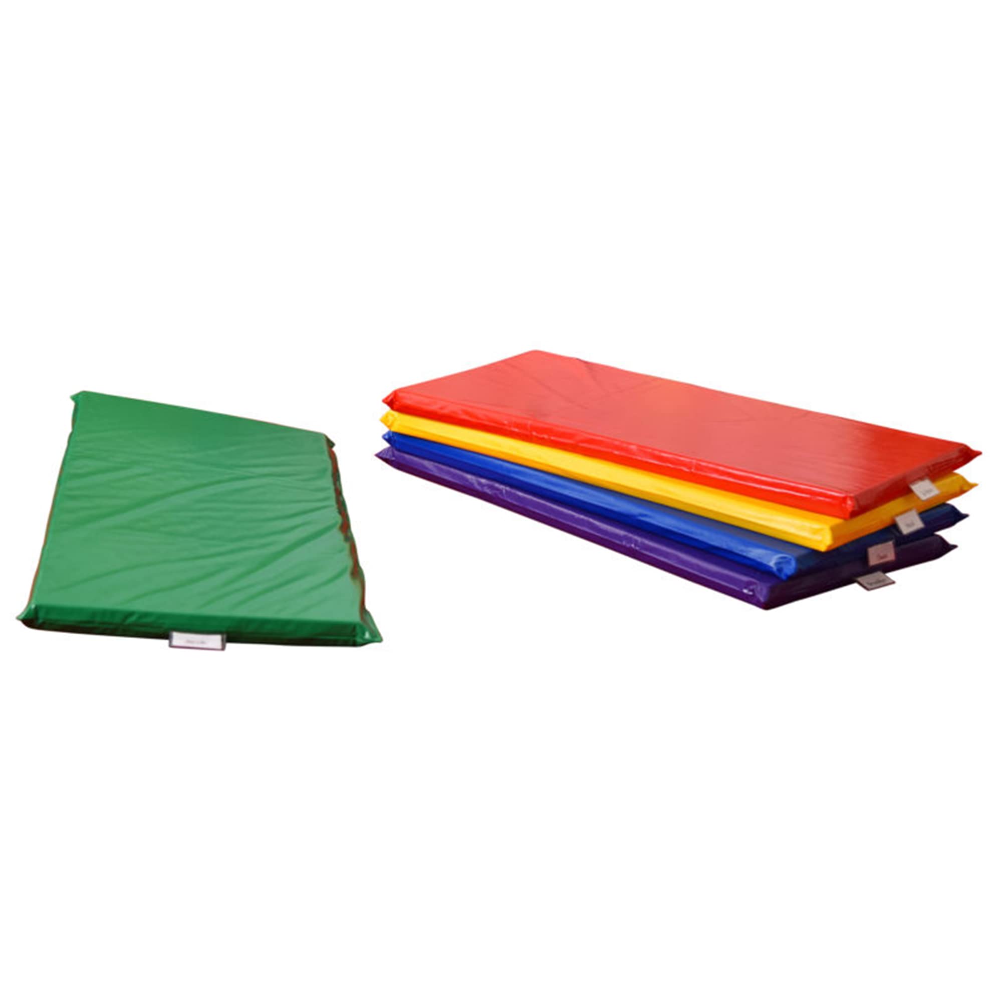 Rainbow Nap Mats for Toddlers - 5-Pack Soft Daycare & Preschool Sleeping Mats for Kids | Perfect for Daycare Centers, Preschool Classrooms & Home Naptime