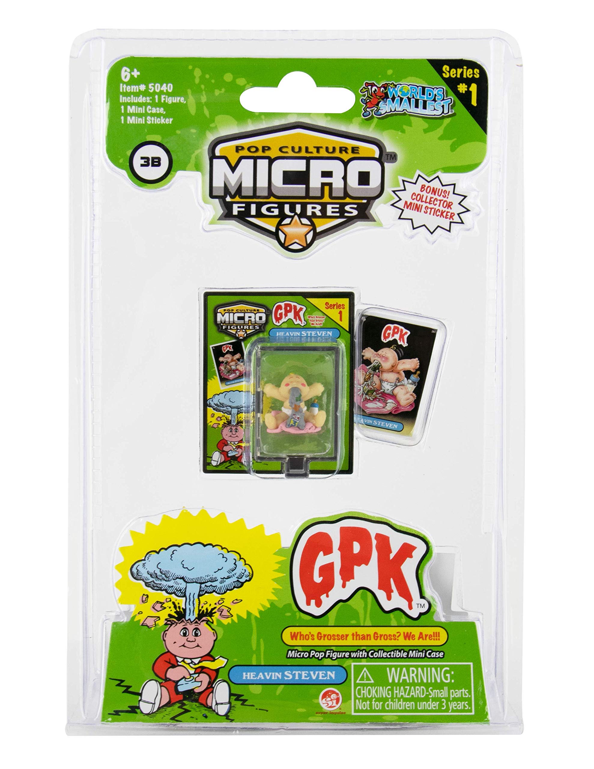 World's Smallest Garbage Pail Kids (GPK) Collectible Micro Figures - Set of 5040 Pop Culture Miniatures for Display, Gifts & Nostalgic Fun