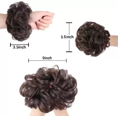 BOXO Dark Brown Bridal Juda Hair Extensions for Women & Girls – Natural-Looking Hair Accessories for Weddings, Parties & Special Occasions (Pack of 1)