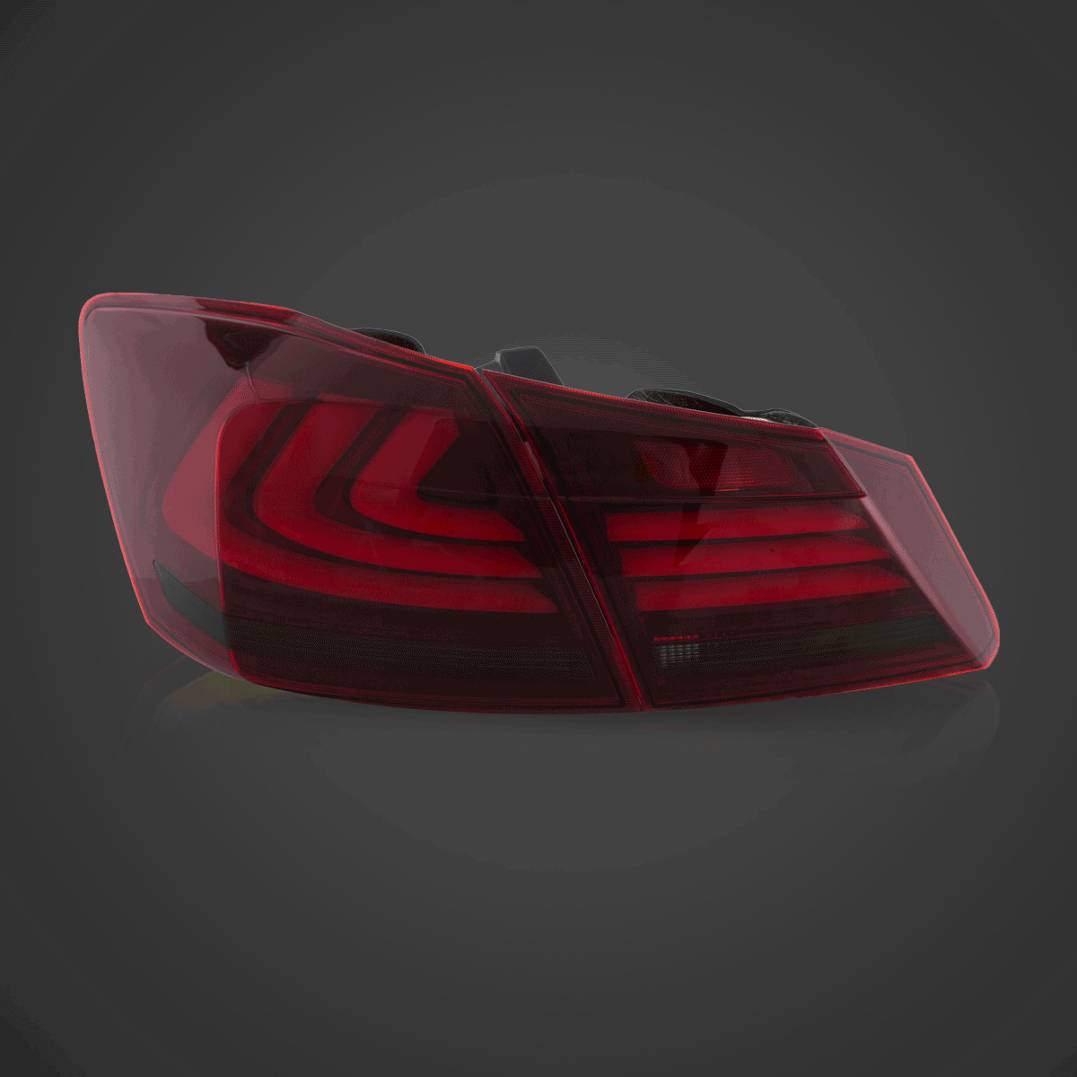 LED Tail Light Assembly with Sequential Turn Signal for 2013-2017 Honda Accord 9th Gen Sedan - Upgrade Your Car's Style & Safety for Night Driving & Custom Looks