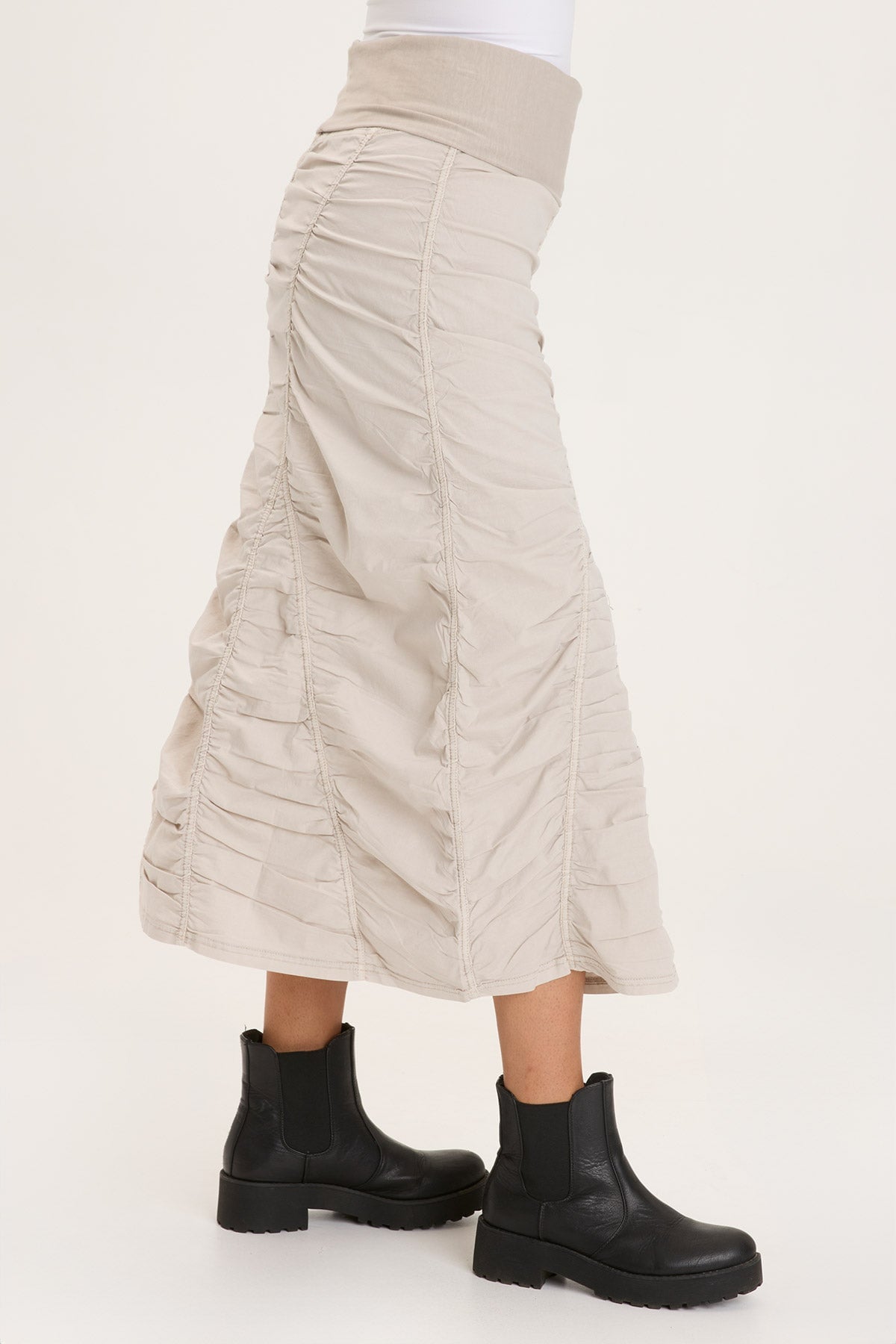 Stylish Gored Peasant Skirt for Women - Flowy Boho Maxi Skirt with Elastic Waist | Perfect for Summer, Beach, Festivals & Casual Outfits