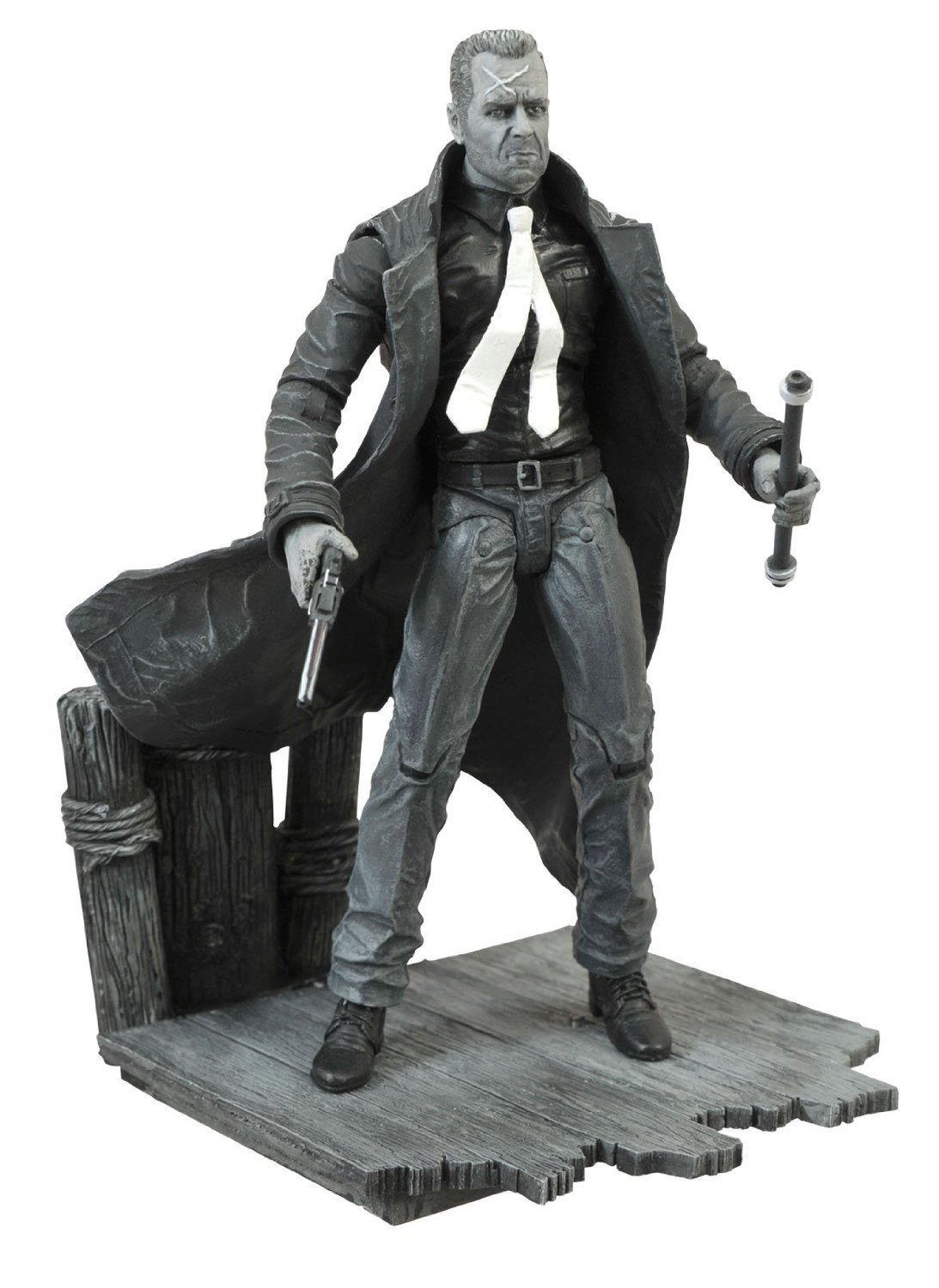 Diamond Select Toys Sin City Select: Hartigan Action Figure - 7-Inch Collectible Figure with Multiple Accessories - Perfect for Display, Gifts, and Comic Book Fans