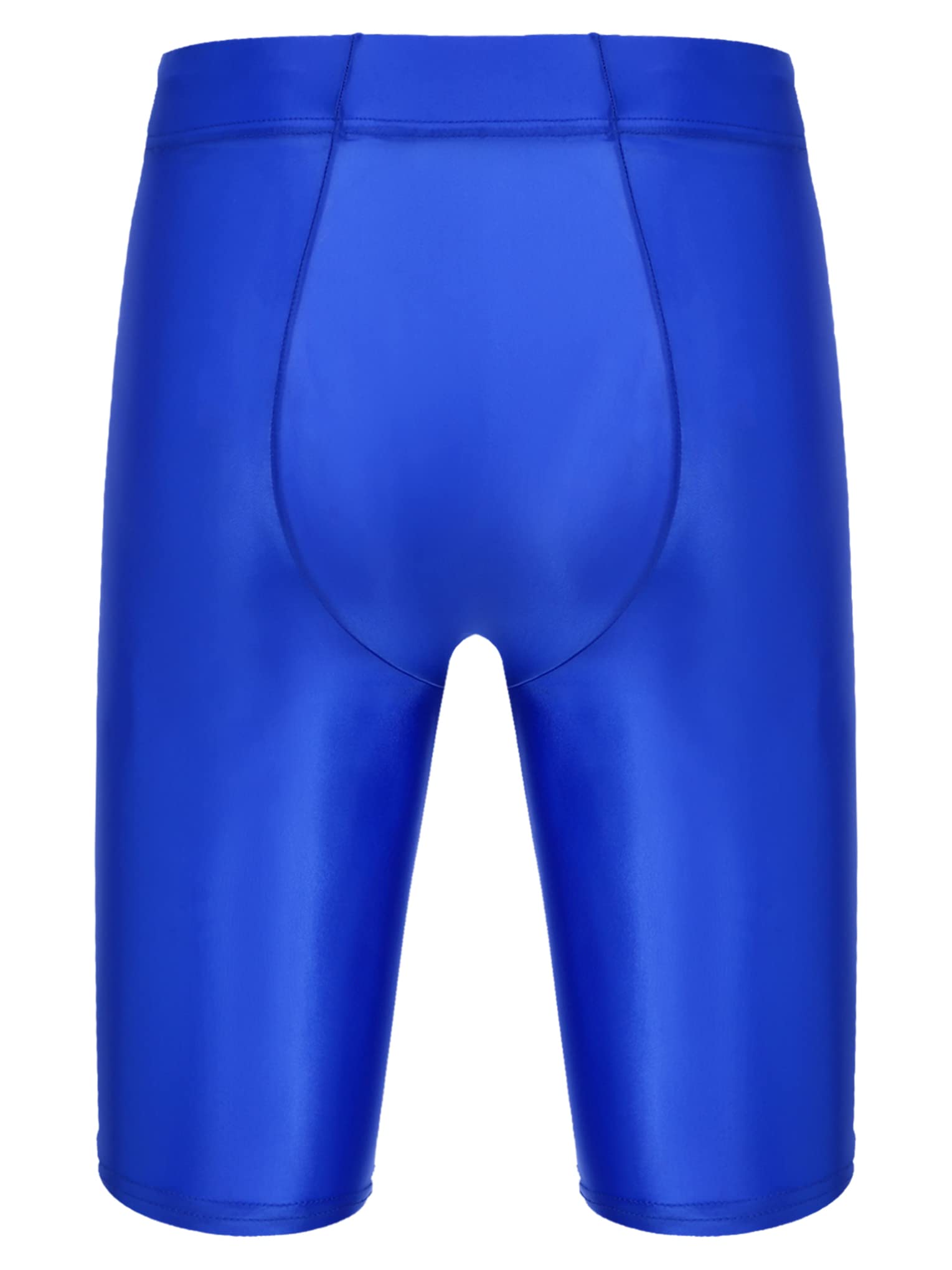 Men's Quick Dry Compression Shorts - Shiny Sports Tight Running Shorts with Soft Fabric for Gym, Workout & Swimwear - Perfect for Running, Cycling & Swimming