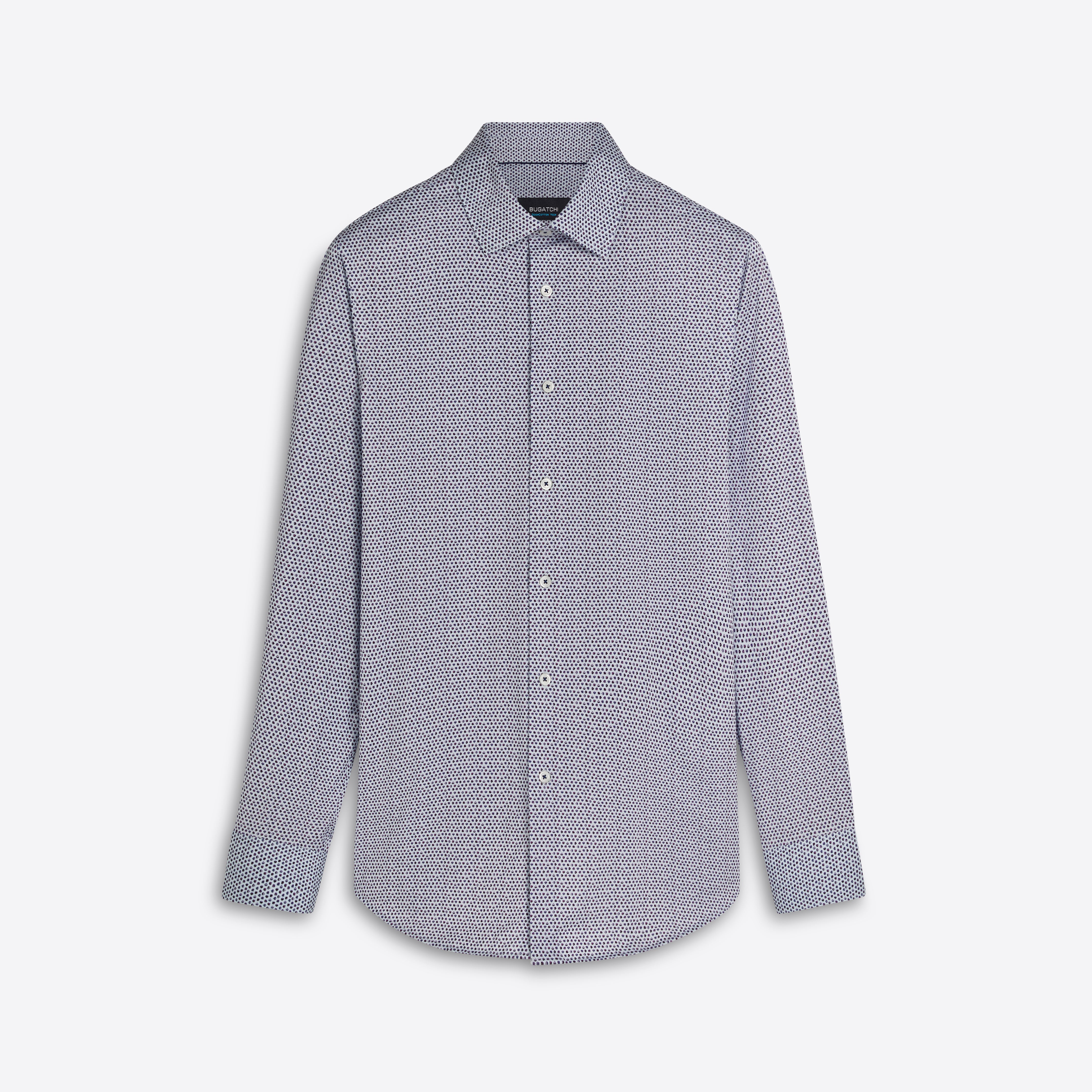 JAMES Abstract Print Cotton Shirt for Men - Trendy Casual Button Down Shirt for Work, Date Night & Everyday Wear | Breathable Comfort Fit