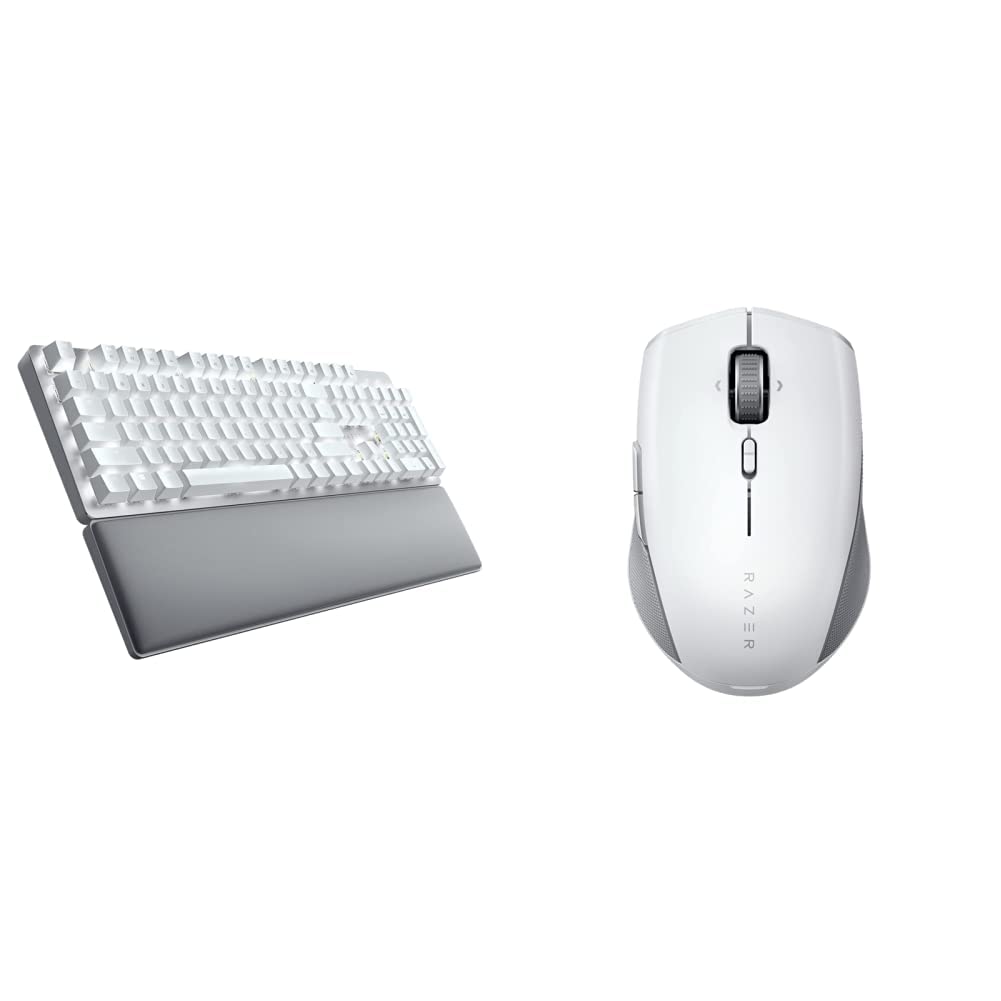 Razer Pro Type Ultra Wireless Mechanical Keyboard & Pro Click Mini Portable Wireless Mouse Bundle - Ergonomic Gaming & Office Setup for PC, Mac, Laptop Workstations