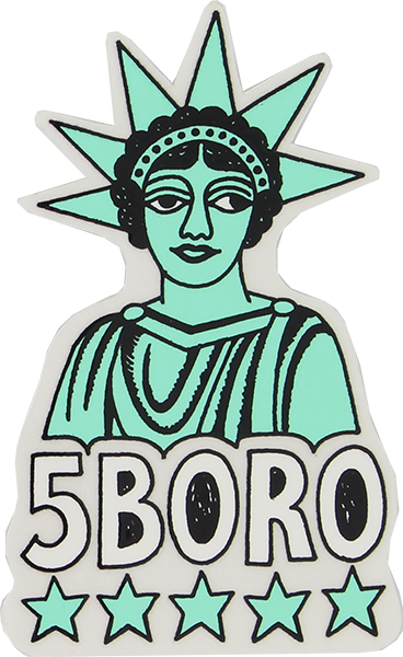 5BORO Tomas Redrey Liberty Sticker - Premium Quality Decal for Skateboards, Laptops & Water Bottles - Perfect for Urban Street Style & DIY Decor