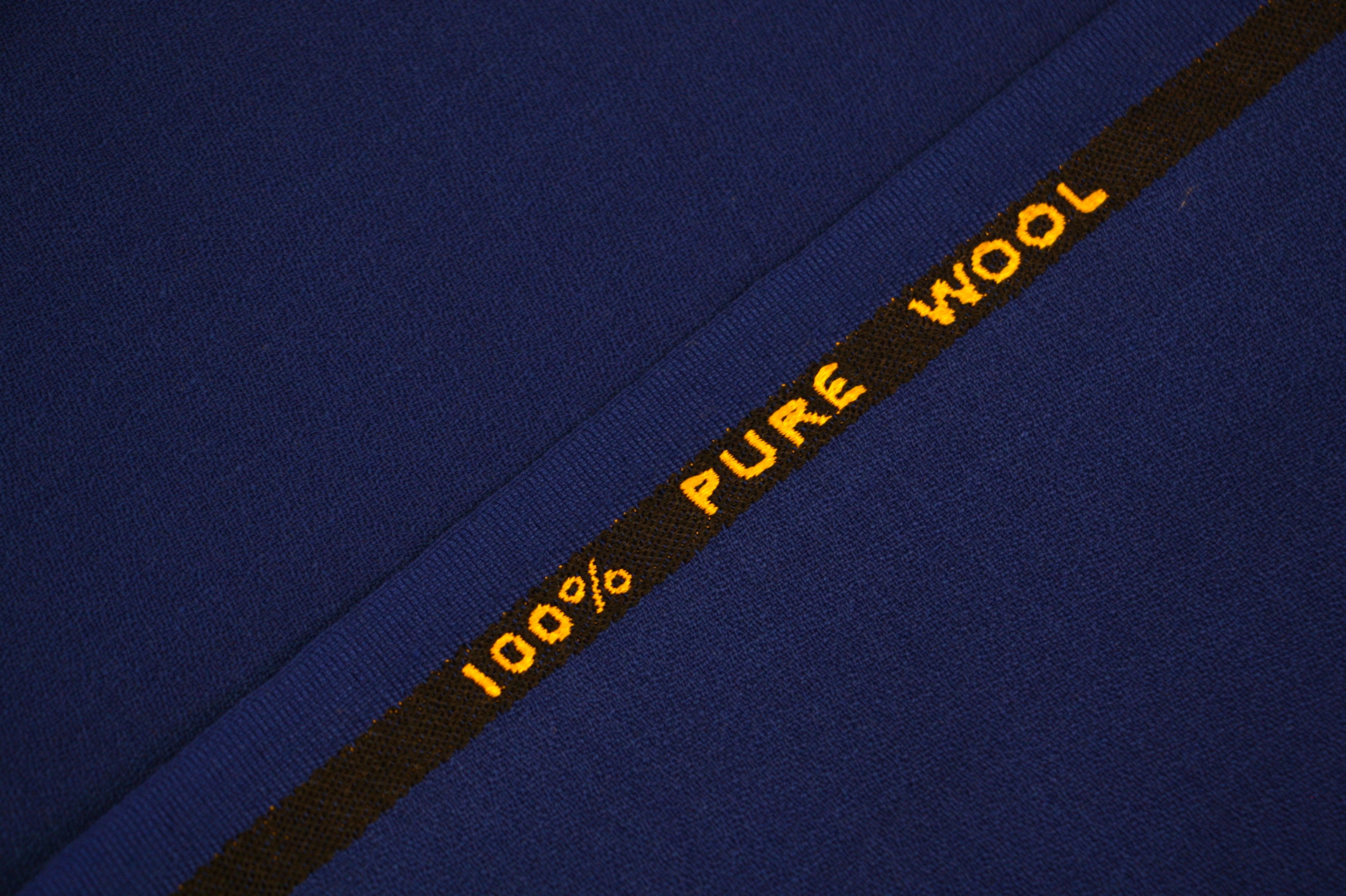 Azure Empire Wool Crepe Fabric - Soft & Luxurious Wool Crepe Material for Dresses, Suits & Formal Wear - Perfect for Evening Gowns, Bridal Wear & Tailoring Projects