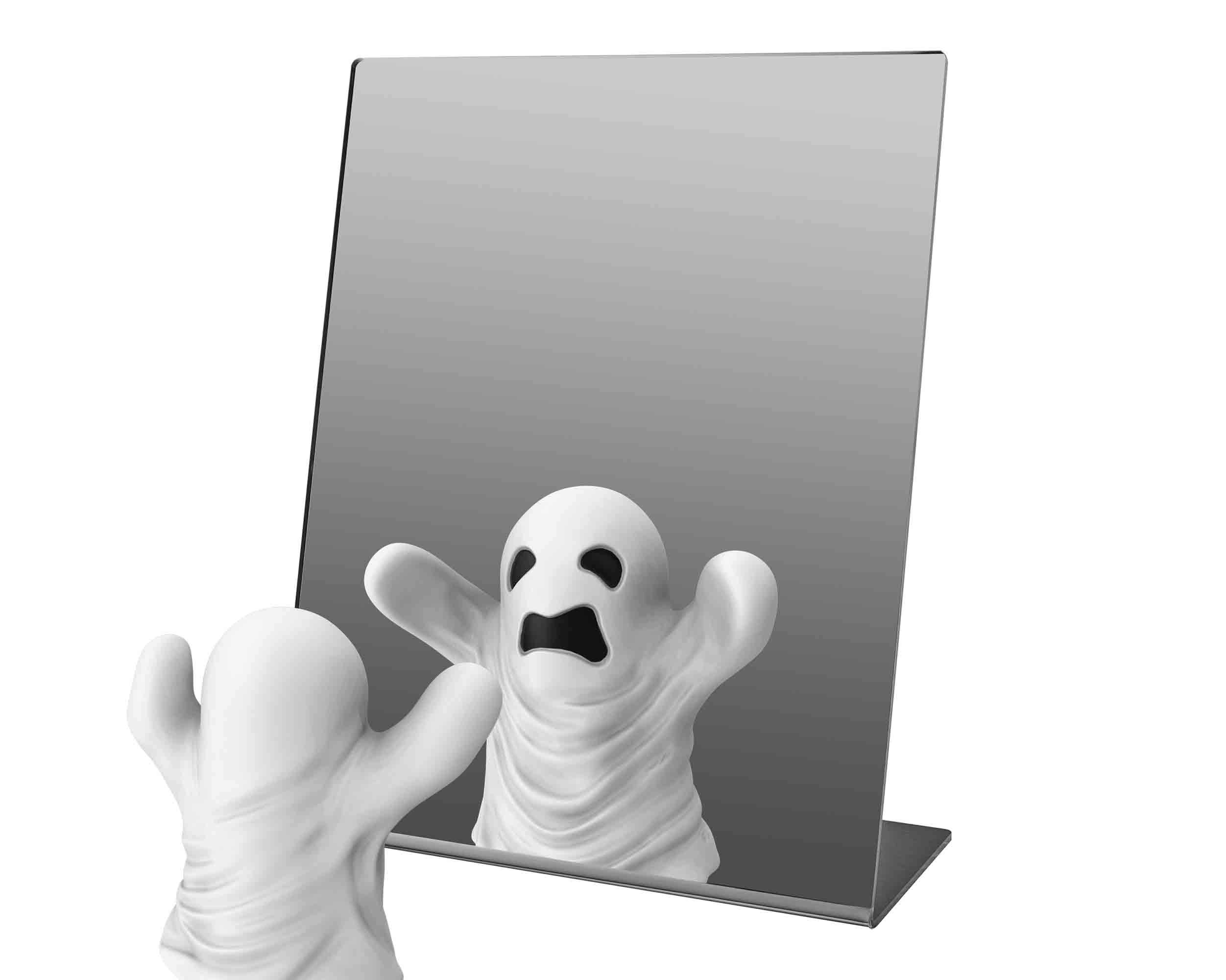 2 Pack Acrylic Mirror 8” x 10” - Counter Slanted Back L Shape Mirrors for Jewelry Shop, Hair Salon & Piercing Kiosk - No Assembly Needed - Perfect Travel, Locker & Desk Makeup Mirrors for Home & Professional Use