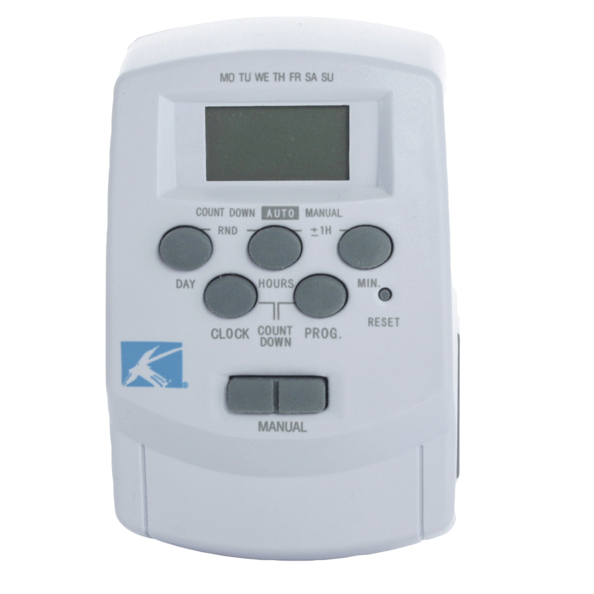 Kichler 15556WH 12V Digital Timer with Daylight Savings - White | Outdoor Landscape Lighting Timer for Gardens, Pathways & Holiday Decorations