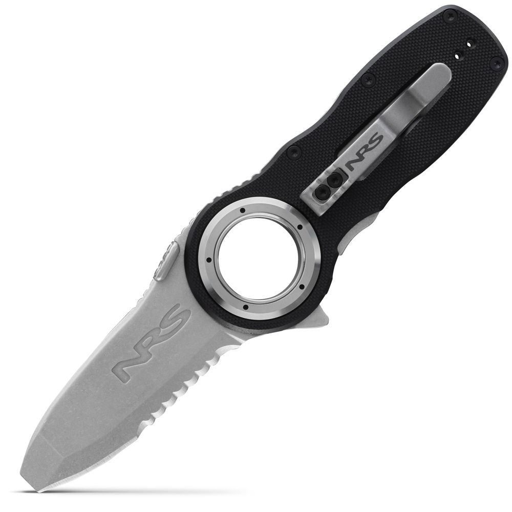 NRS Pilot Access Knife - Compact Folding Knife with Stainless Steel Blade for Outdoor, Camping, Hiking & Survival Gear | Perfect for Cutting Ropes, Fishing Lines & Emergency Situations