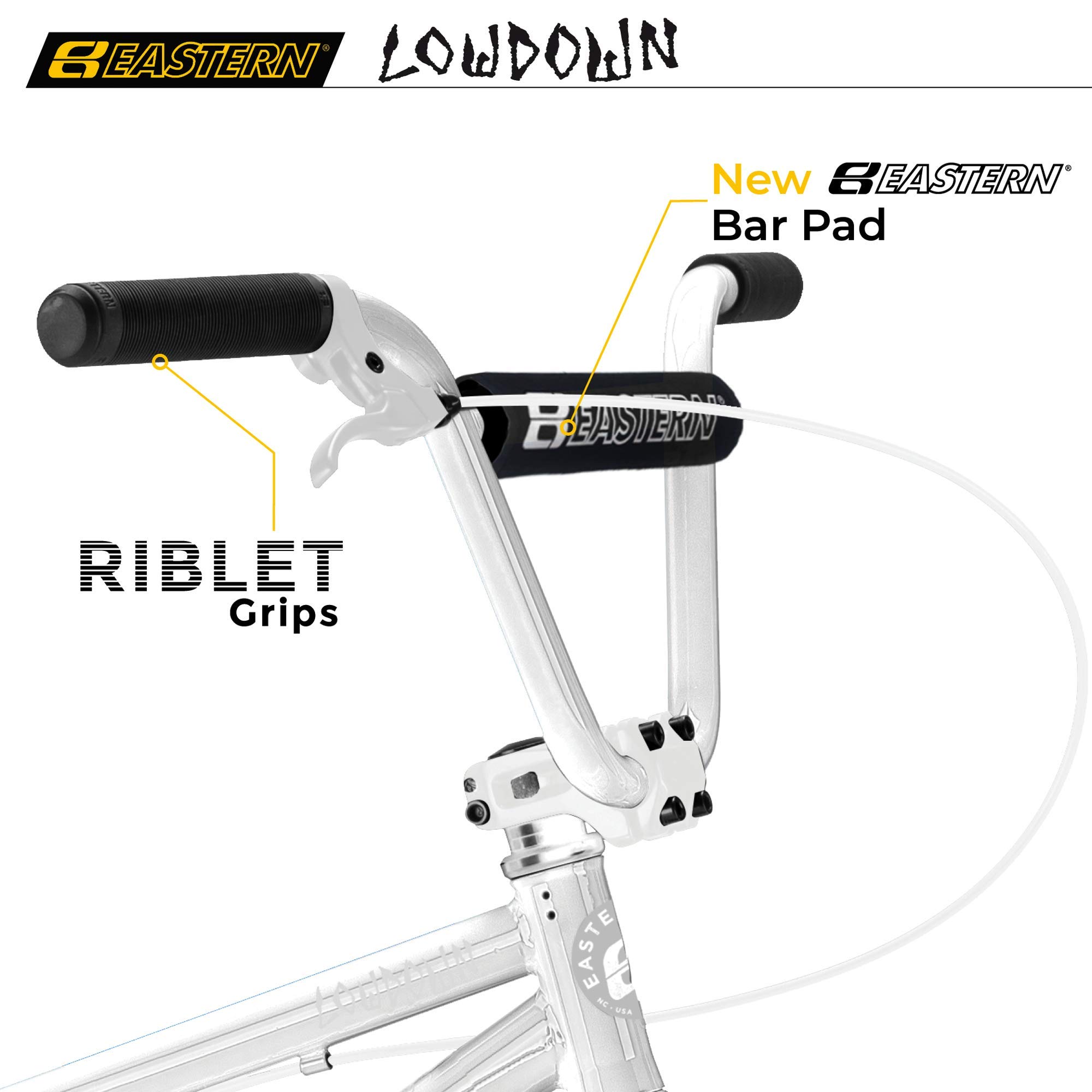 Eastern BMX Bikes - Lowdown Model 20 Inch Freestyle Bike | Lightweight Professional BMX Bike Designed by Riders | Perfect for Street Riding, Park Tricks & BMX Racing