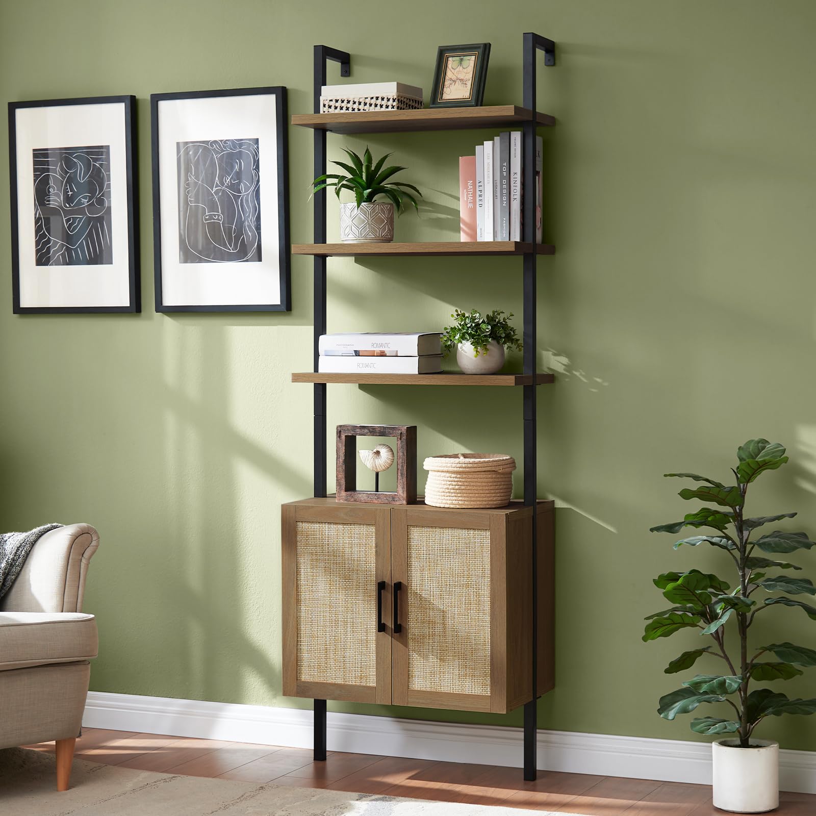 5-Tier Tall Bookshelf 73