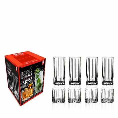 Riedel Drink Specific Wine Glass Set of 8 - Premium Crystal Stemware for Red, White & Sparkling Wines - Perfect for Dinner Parties, Wine Tasting & Gifts