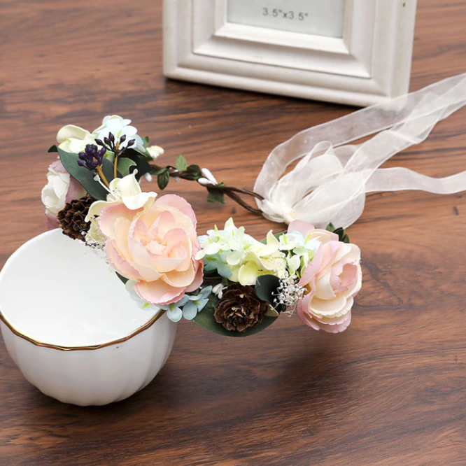 Beautiful Floral Wreath for Home Decor - Perfect for Weddings, Parties & Wall Decorations