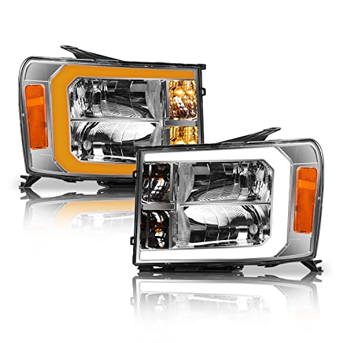 Halogen LED Switchback Sequential - Chrome