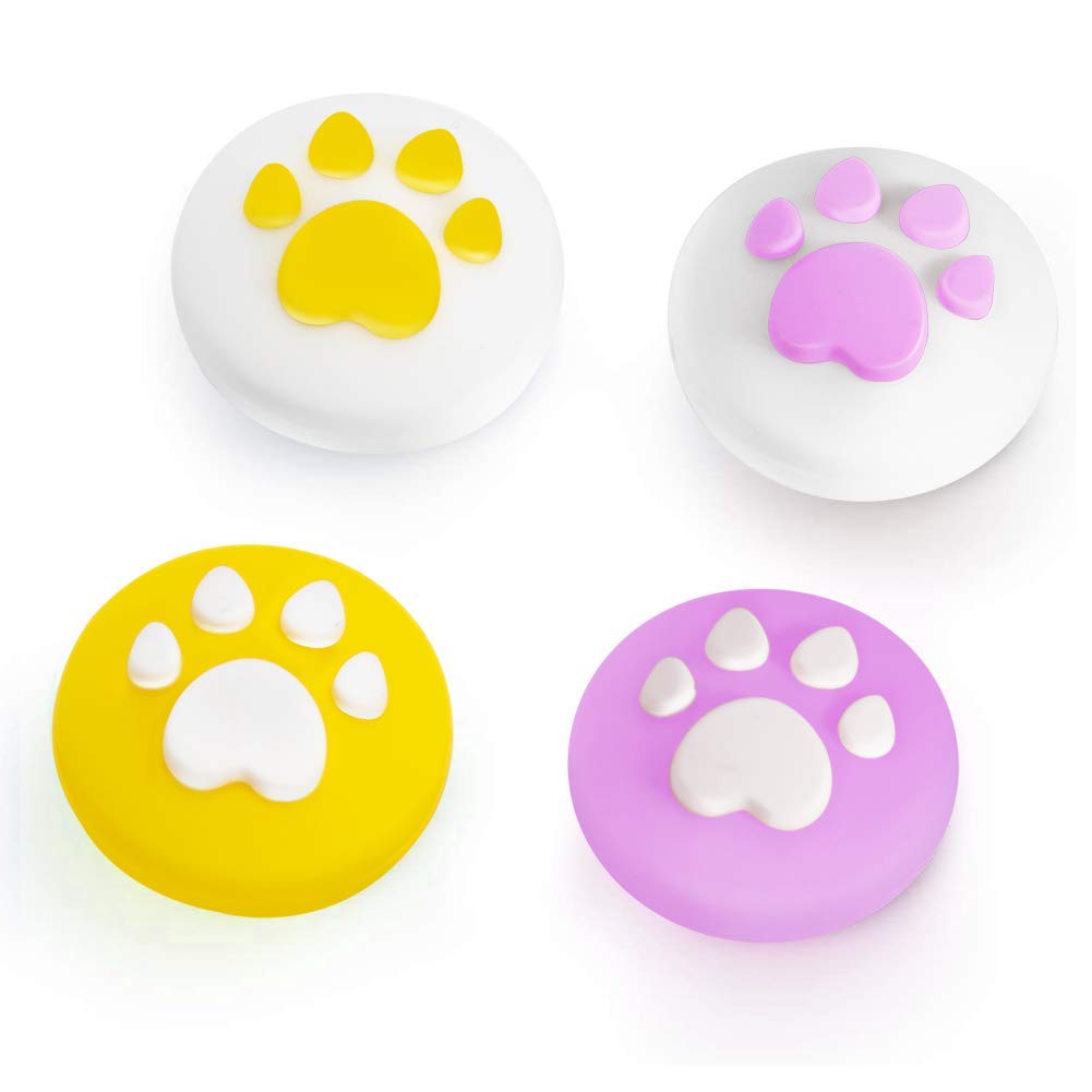 Soft Silicone Cat Claw Thumb Grips for Nintendo Switch & Lite - Comfortable Joystick Caps, Analog Stick Covers & Controller Skins (2-Pack) | Perfect for Gaming, Travel & Long Play Sessions