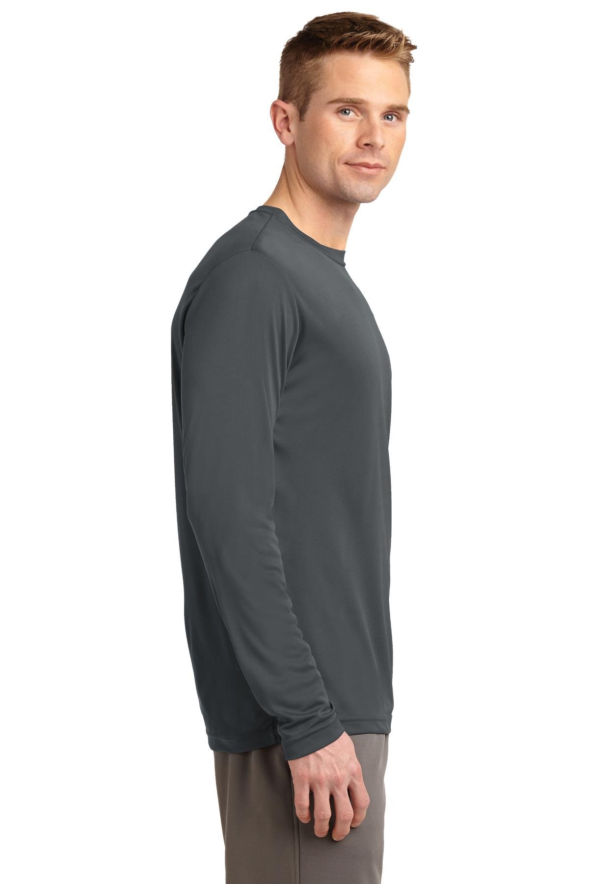 SPORT-TEK Tall Long Sleeve PosiCharge Competitor Tee - Moisture Wicking Performance Shirt for Men - Ideal for Running, Training & Outdoor Activities
