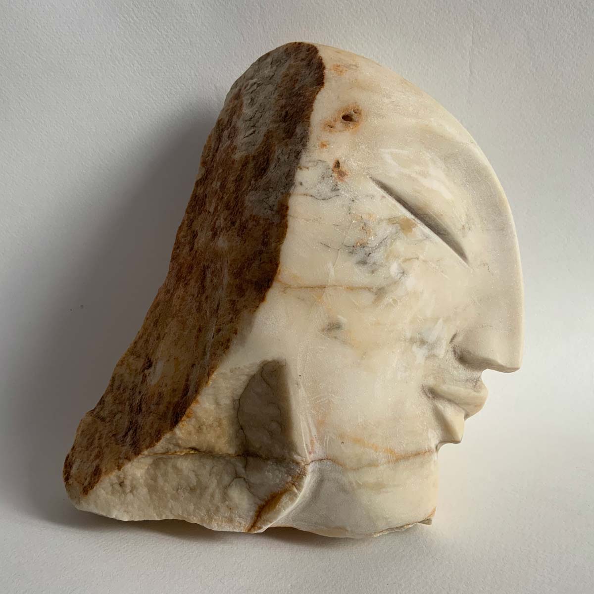 Elegant Pink Portugal Marble Sculpture - Handcrafted Home Decor for Living Room, Office & Garden