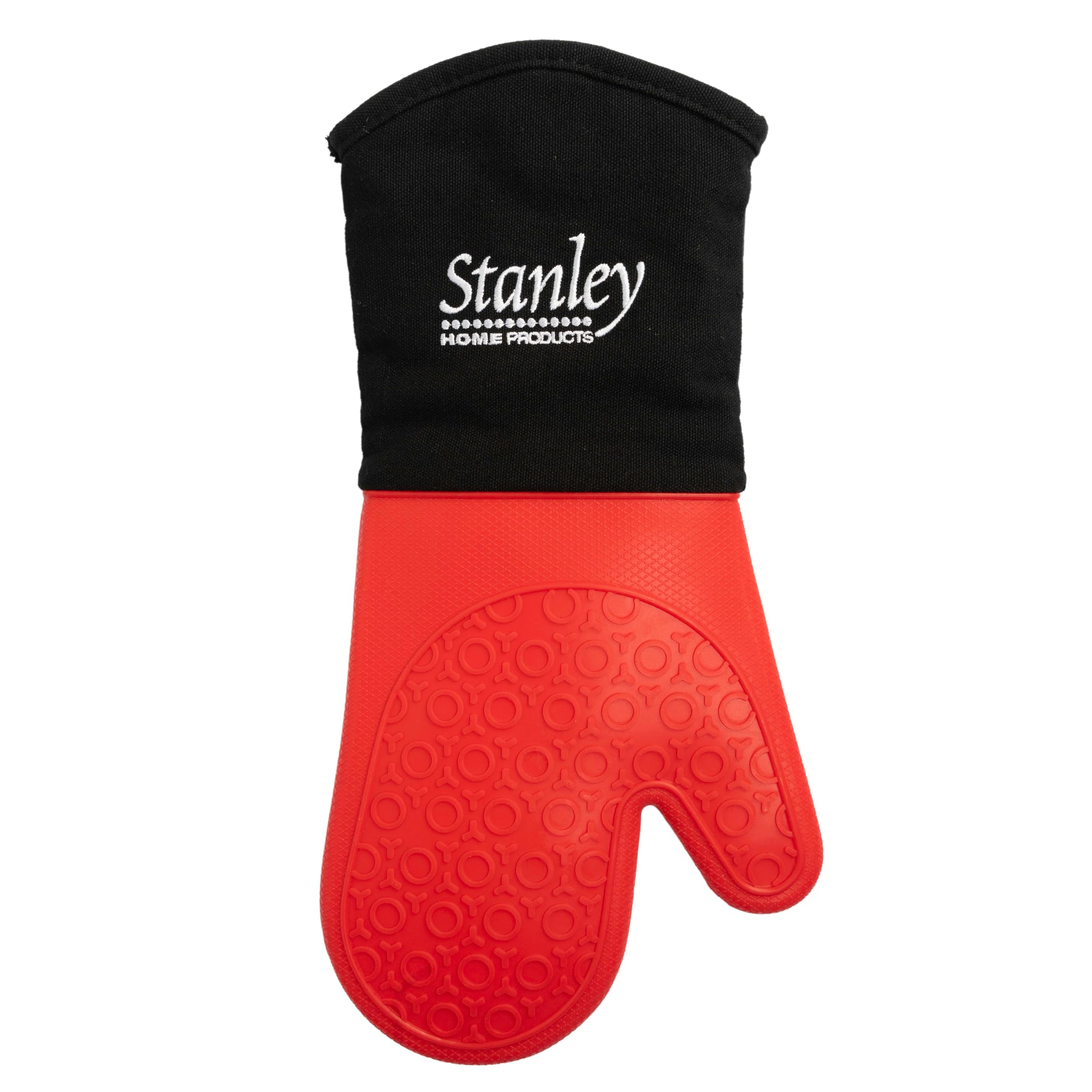 Stanley Heat-Resistant Silicone Oven Gloves - BBQ Mitts for Hot Pans, Plates & Dishes - Arm Protection Up to 500°F - Comfortable Insulated Kitchen Gloves for Baking, Grilling & Cooking (1 Pair)