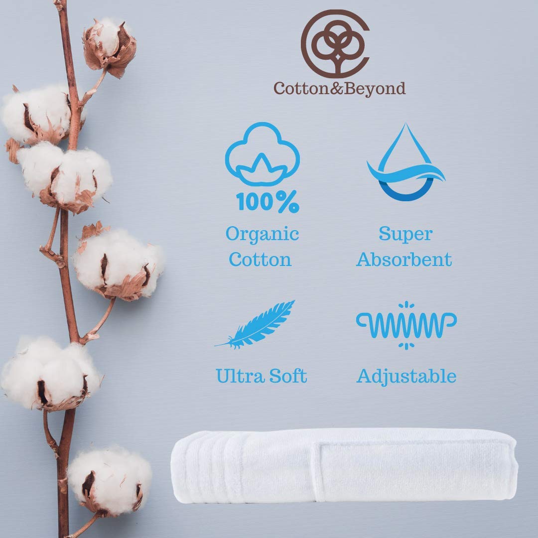 C&B Women's Wrap Towel - 100% Organic Turkish Cotton Spa Towel with Adjustable Belt & Pocket for Bath, Beach, Pool, Gym - Navy Blue