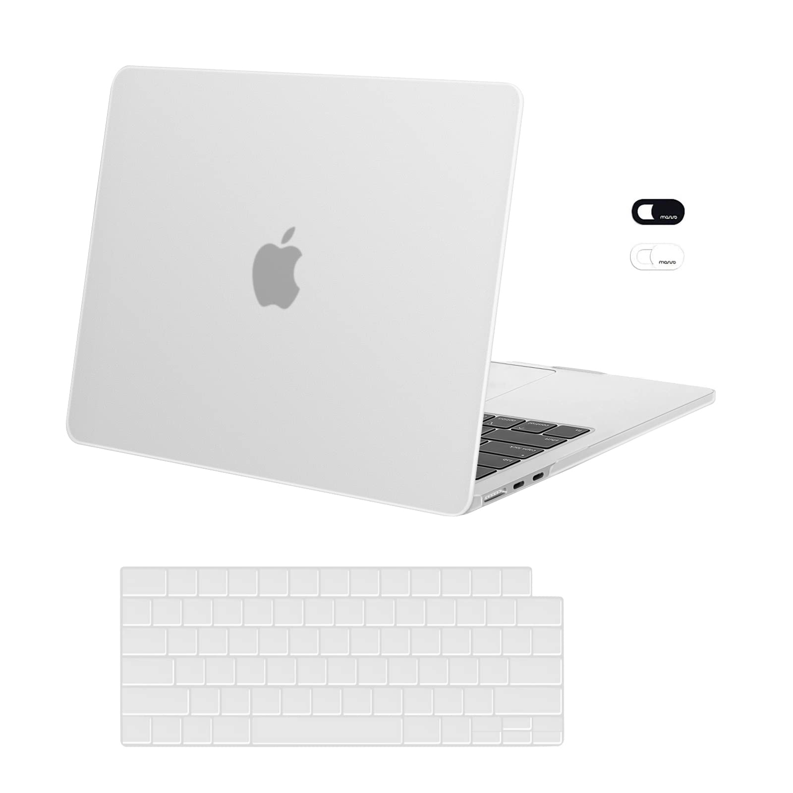 MOSISO Protective Hard Shell Case for MacBook Air 13.6-inch 2022 (A2681 M2 Chip) - Includes Keyboard Cover & Webcam Cover - Frost Finish - Perfect for Work, Travel & School Use