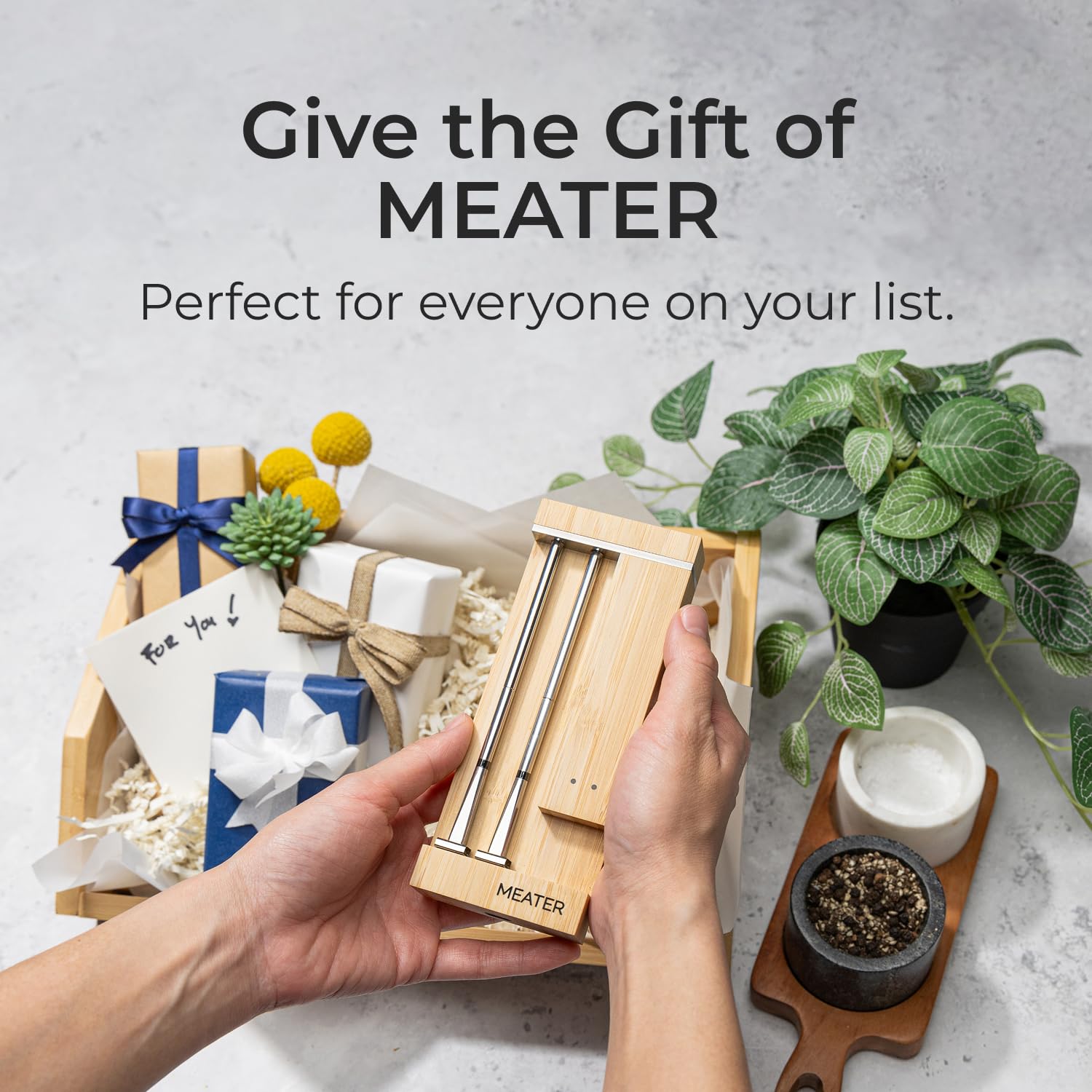 MEATER Pro Duo: WiFi Smart Meat Thermometer with Dual Probes & 1000°F Heat Resistance | Long Range Wireless | 6 Precision Sensors | Perfect for BBQ, Grilling, Smoking, Oven, Air Fryer & Deep Frying | Works with iOS & Android App | Indoor & Outdoor Cooking Essential