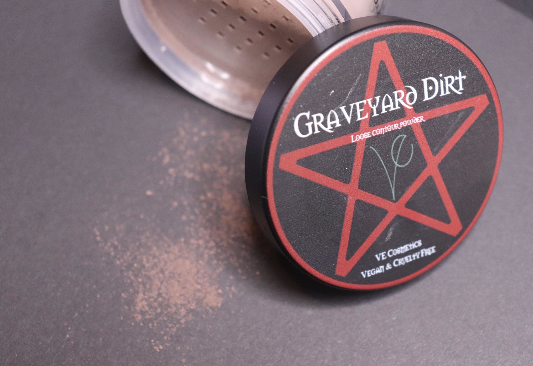 Cool Toned Contour Powder - Graveyard Dirt Shade (Medium) for Natural Shadow & Sculpting | Perfect for Everyday Makeup & Professional Contouring