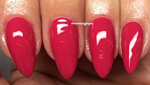 Bluesky Gel Nail Polish - Pink Strawberry Magenta Kiss CS01, UV LED Soak Off Nail Polish, 10ml (Requires UV/LED Lamp) - Perfect for Salon Quality Manicures, Nail Art Designs & Long-Lasting Wear