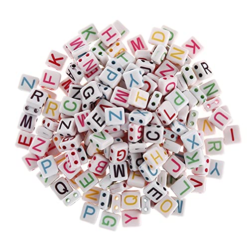 White Surface,Colourful Letter