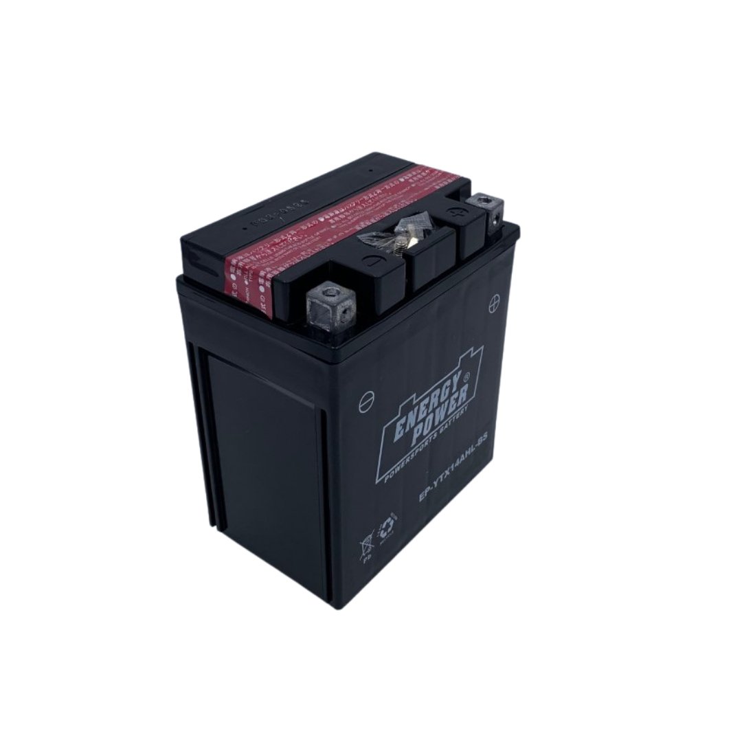 EP Motorcycle Battery YTX14AHL BS - High Performance Replacement for Yuasa Batteries | Perfect for Harley, Honda, Kawasaki & More Motorcycles