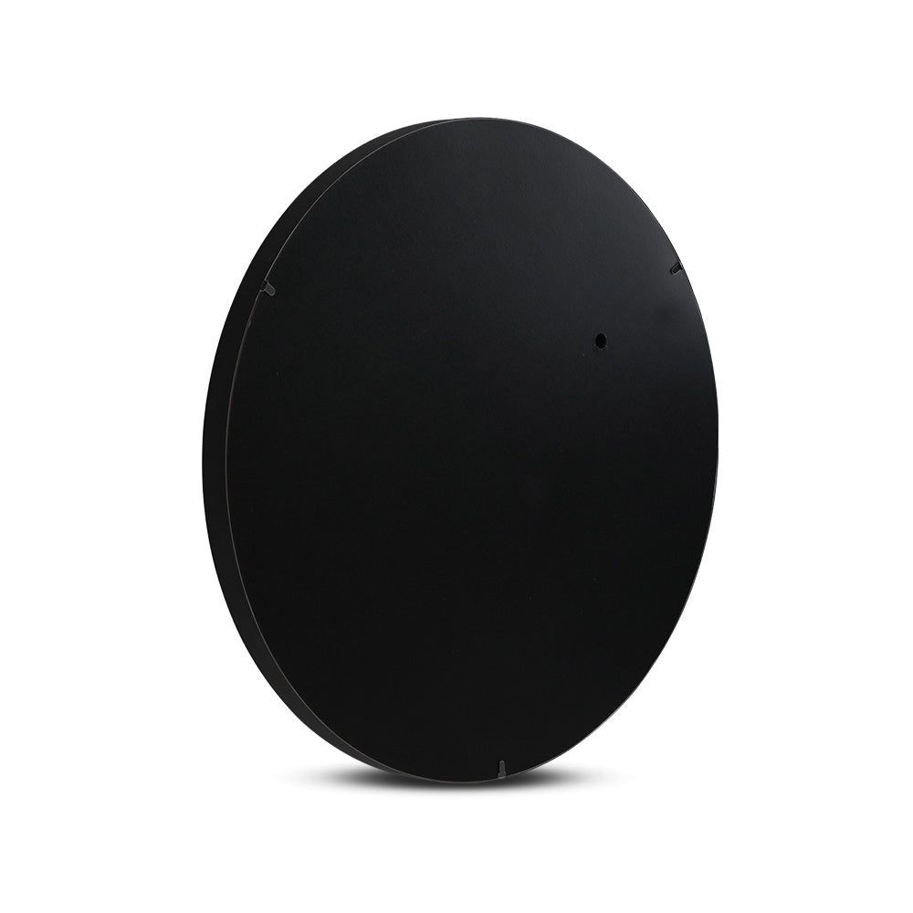 Embellir 36-Inch Round Wall Mirror - Black Framed Bathroom Vanity Mirror for Makeup & Home Decor - Perfect for Bedroom, Living Room, and Bathroom