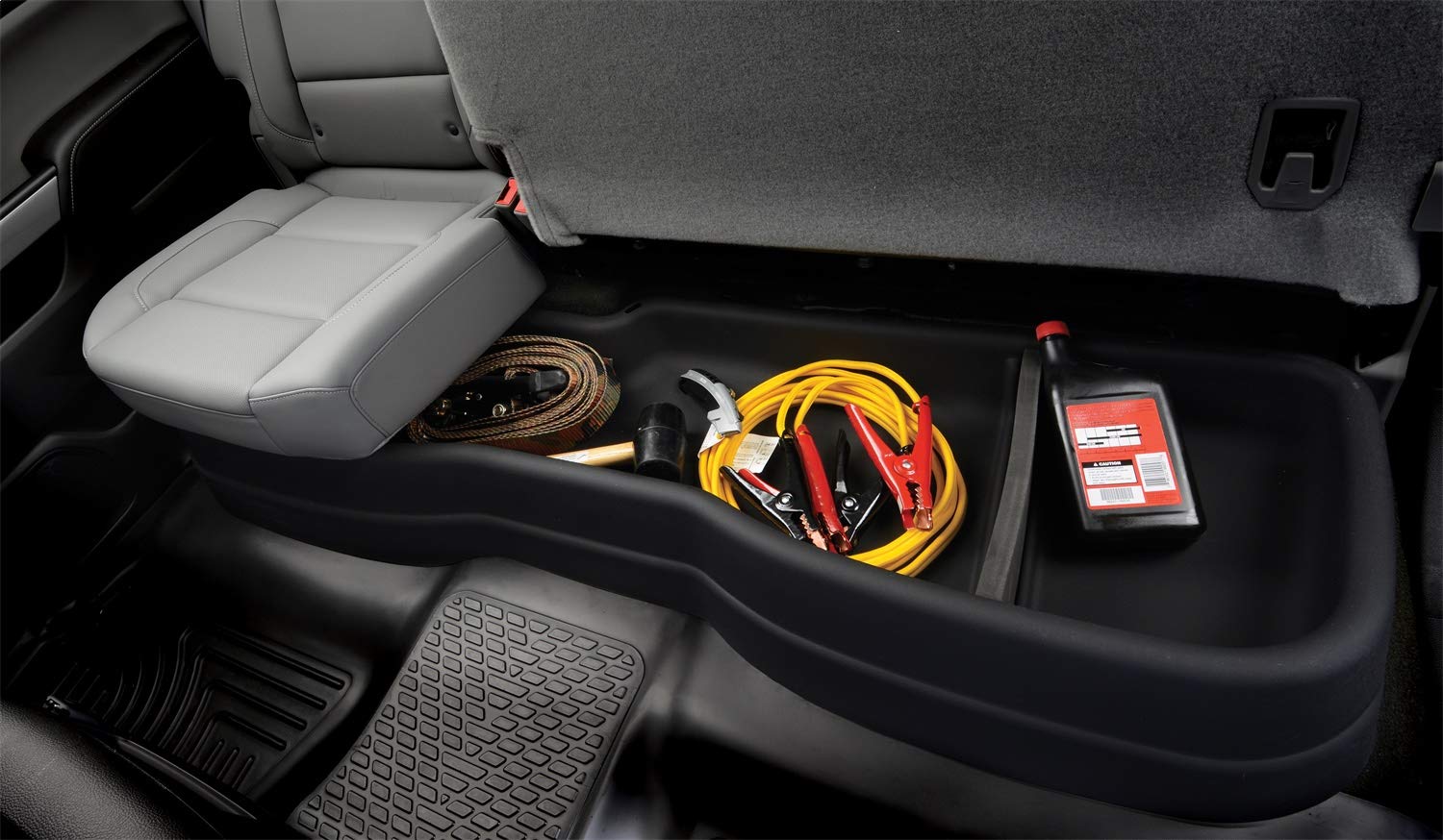 Husky Liner Gear Box 09401 - Durable Car Storage Organizer for Trucks & SUVs | Perfect for Road Trips & Outdoor Adventures
