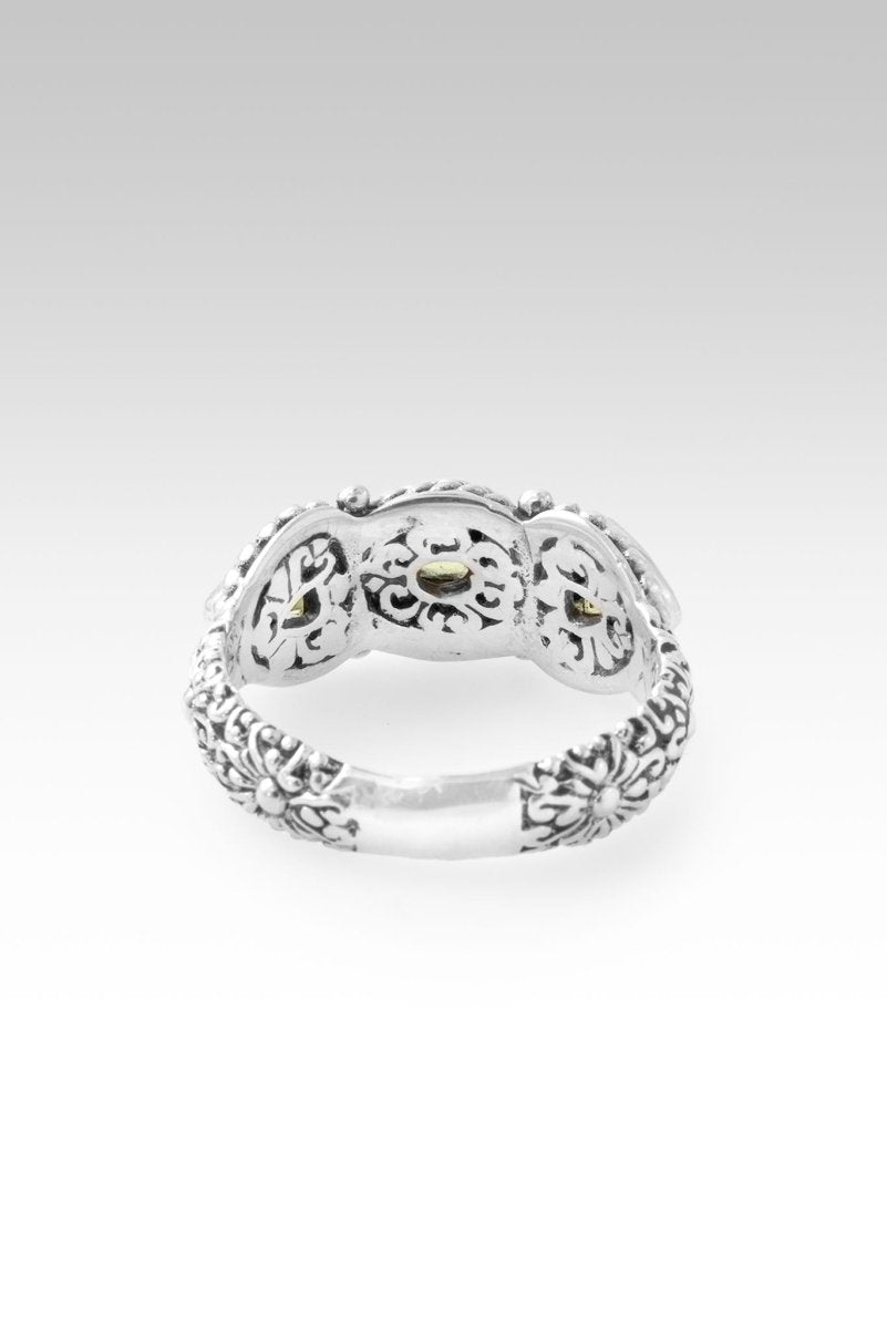 Counting Blessing's Ring III™ in Peridot - Elegant Green Gemstone Jewelry for Women | Perfect for Weddings, Anniversaries & Special Occasions