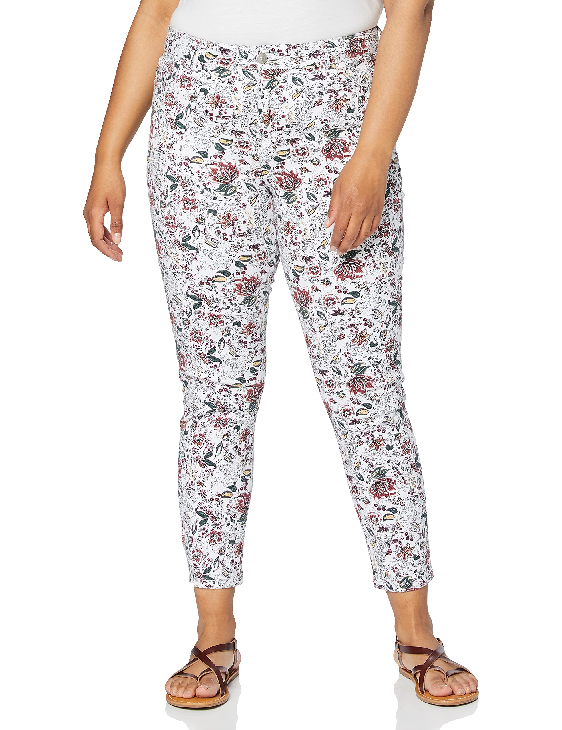 Desigual Women's Fashion Ankle Pants - Stylish Stretch Trousers for Casual & Office Wear | Comfortable Slim Fit Pants for Women | Perfect for Work, Travel & Everyday Outfits