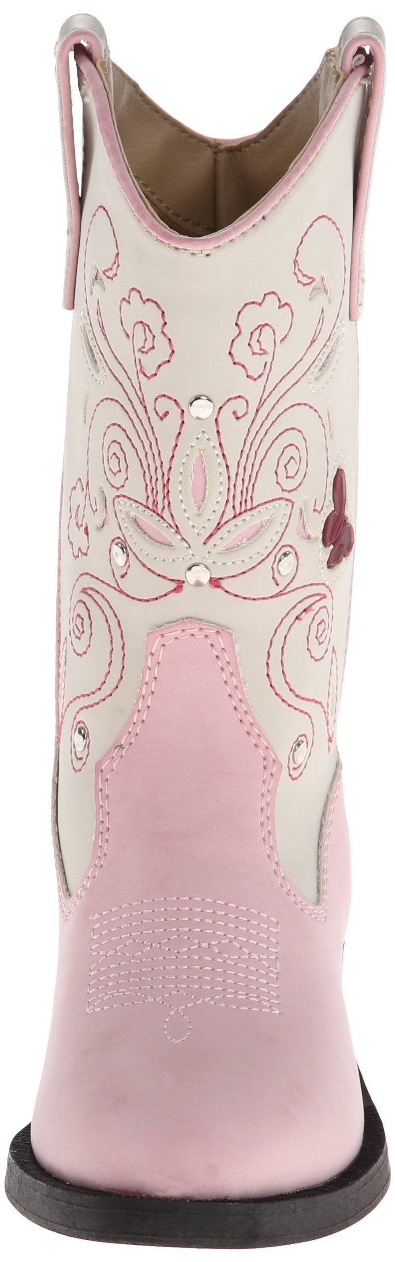**Roper Light Up Butterfly Western Boots for Toddler & Little Kids - Comfortable & Stylish Cowboy Boots for Girls - Perfect for Parties, Rodeos & Everyday Play**