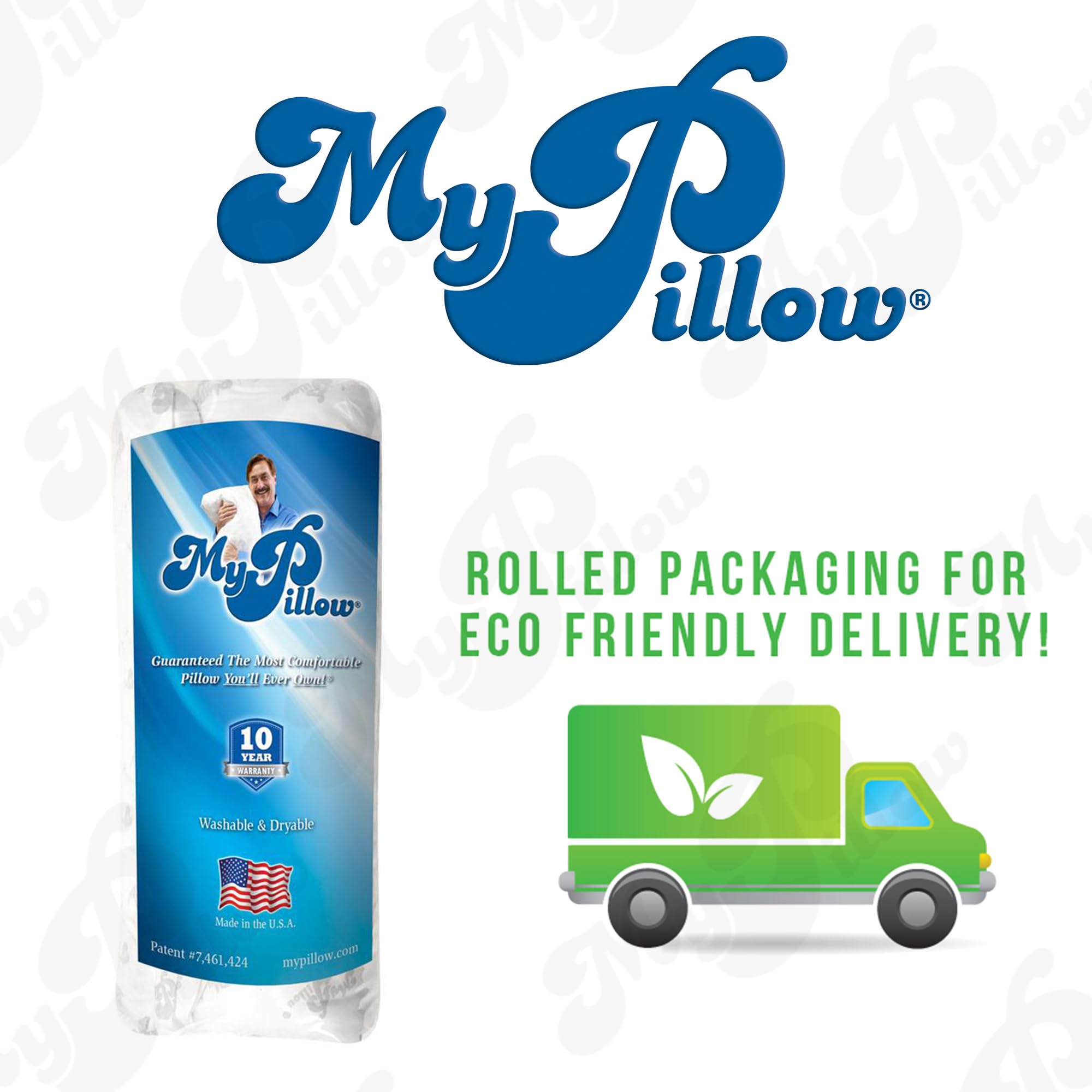 MyPillow Premium King Size Bed Pillow for Back, Stomach & Side Sleepers - Gusseted Support Pillow (Least Firm) - Ideal for Home, Hotel & Travel Use