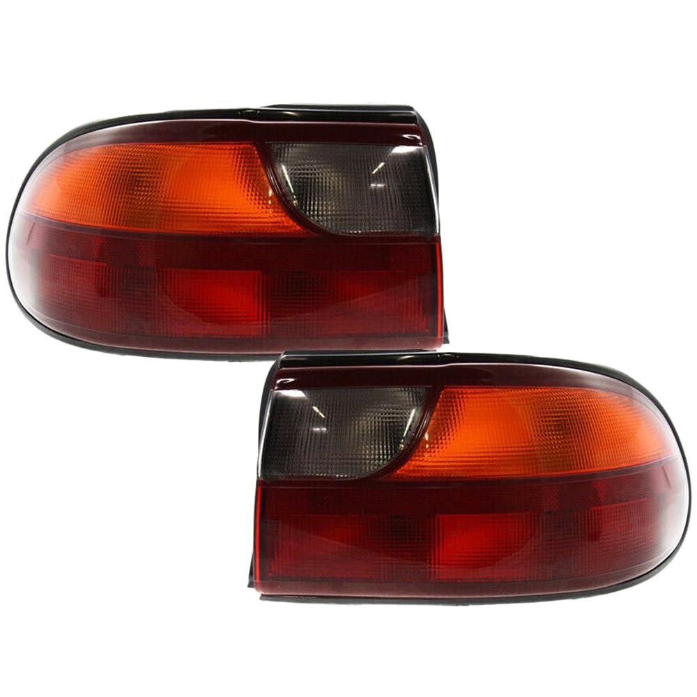 EPIC LIGHTING OE Style Halogen Tail Lights Assembly Replacement for 1997-2003 CHEVROLET MALIBU & 2004-2005 MALIBU CLASSIC - Compatible with GM2800132 GM2801132 22623075 15894726 - Perfect for Night Driving & Enhanced Vehicle Safety