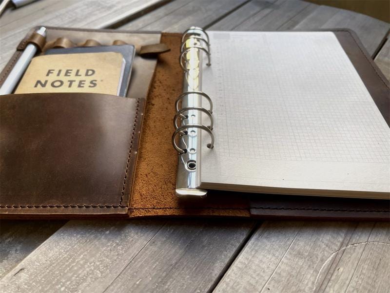 Handmade Custom Brown Leather Journal Notebook - Personalized Writing Diary for Men & Women - Perfect for Travel, Journaling, and Gift Giving