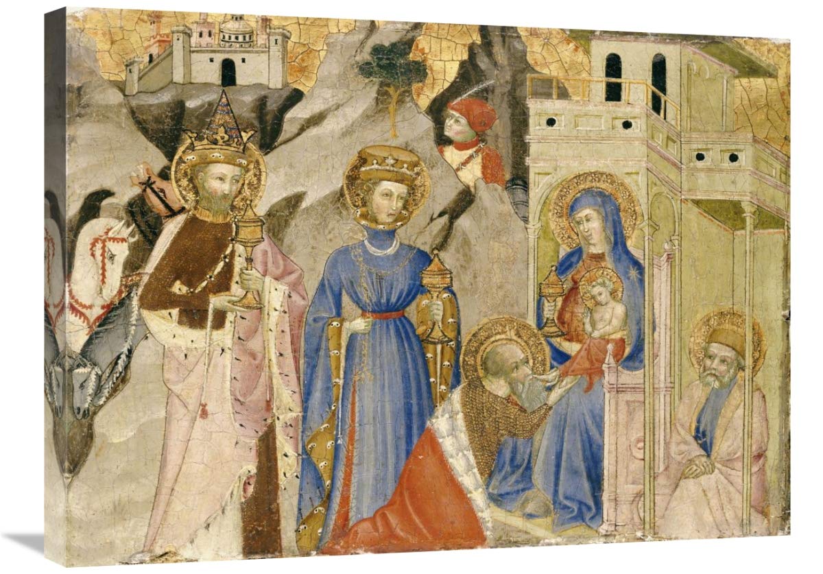 The Adoration of The Magi Art Print - 30 Inch Italian Renaissance Religious Painting for Home Decor, Church & Office Wall Art